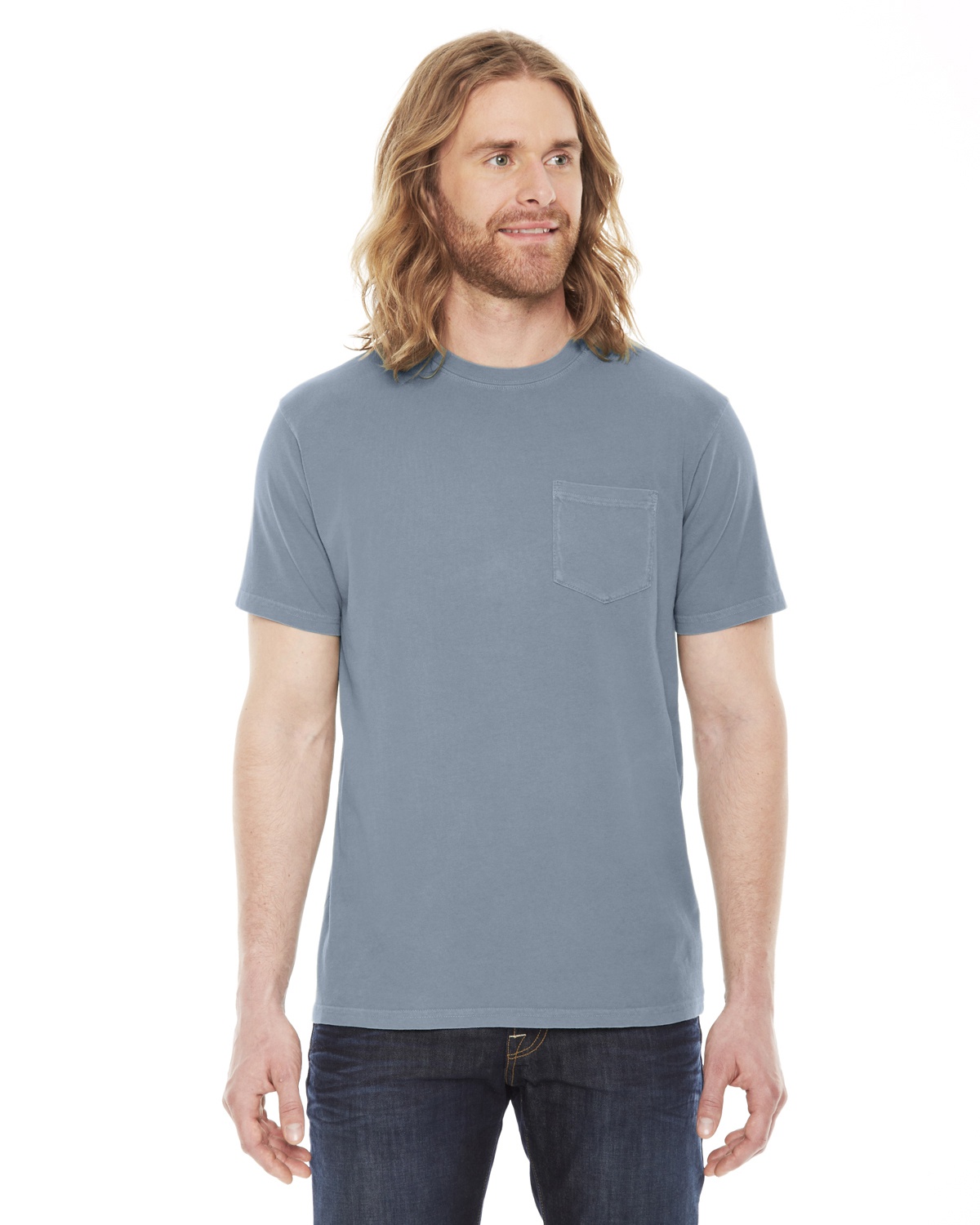 Wholesale Authentic Pigment AP201 | Buy Men Xtrafine Pocket T-Shirt ...