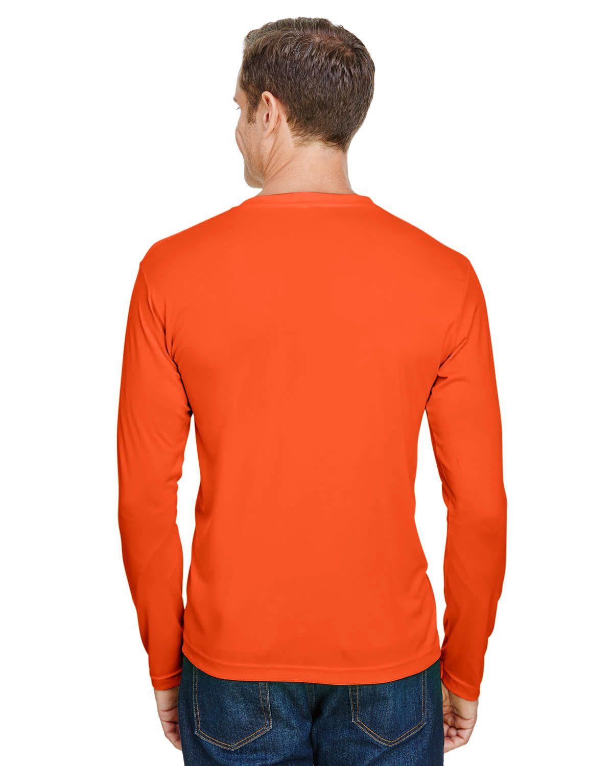 'Bayside BA5360 Unisex Polyester Long-Sleeve T-Shirt'