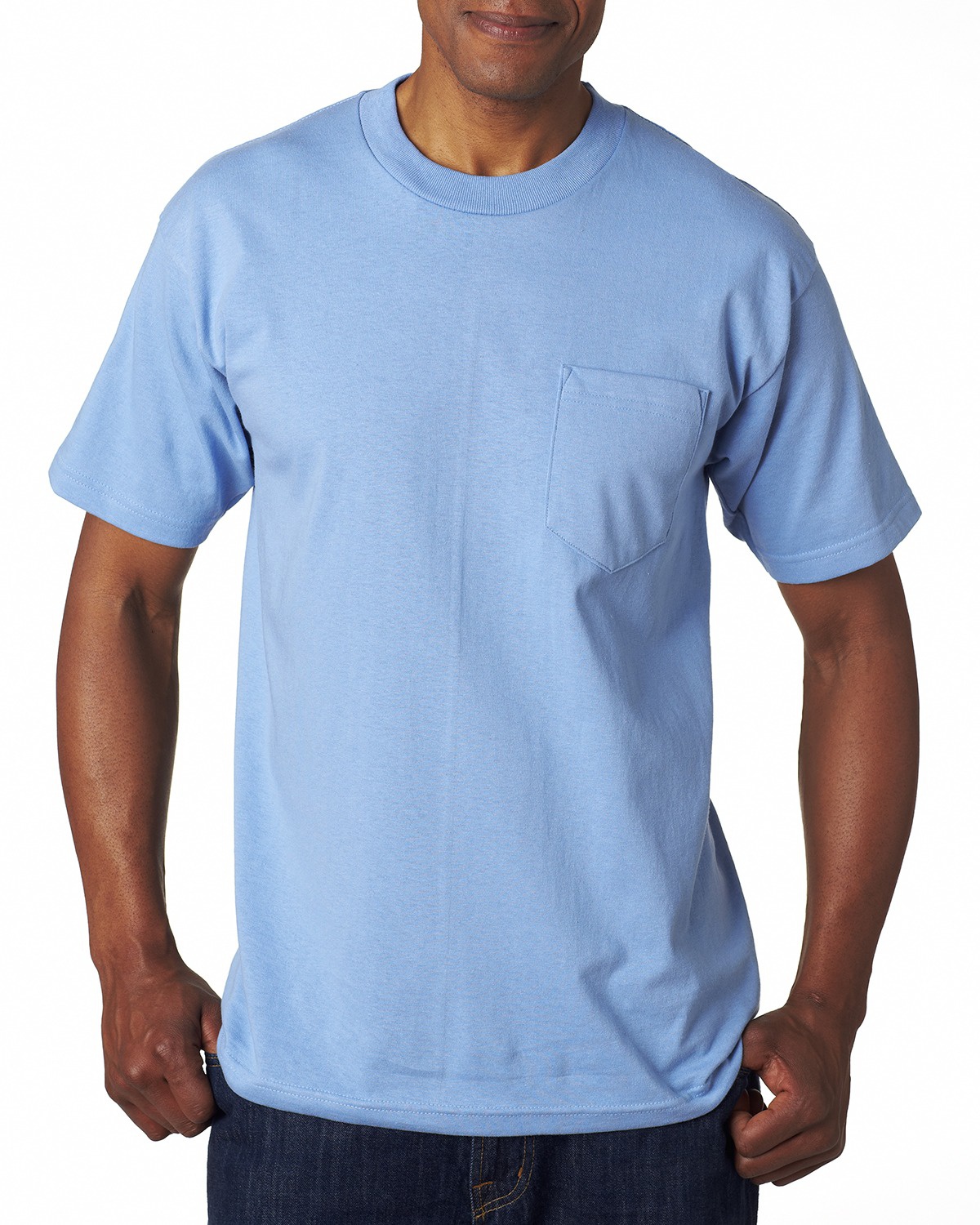 Wholesale Bayside BA7100 | Buy Adult Cotton Pocket T-Shirt - VeeTrends.com