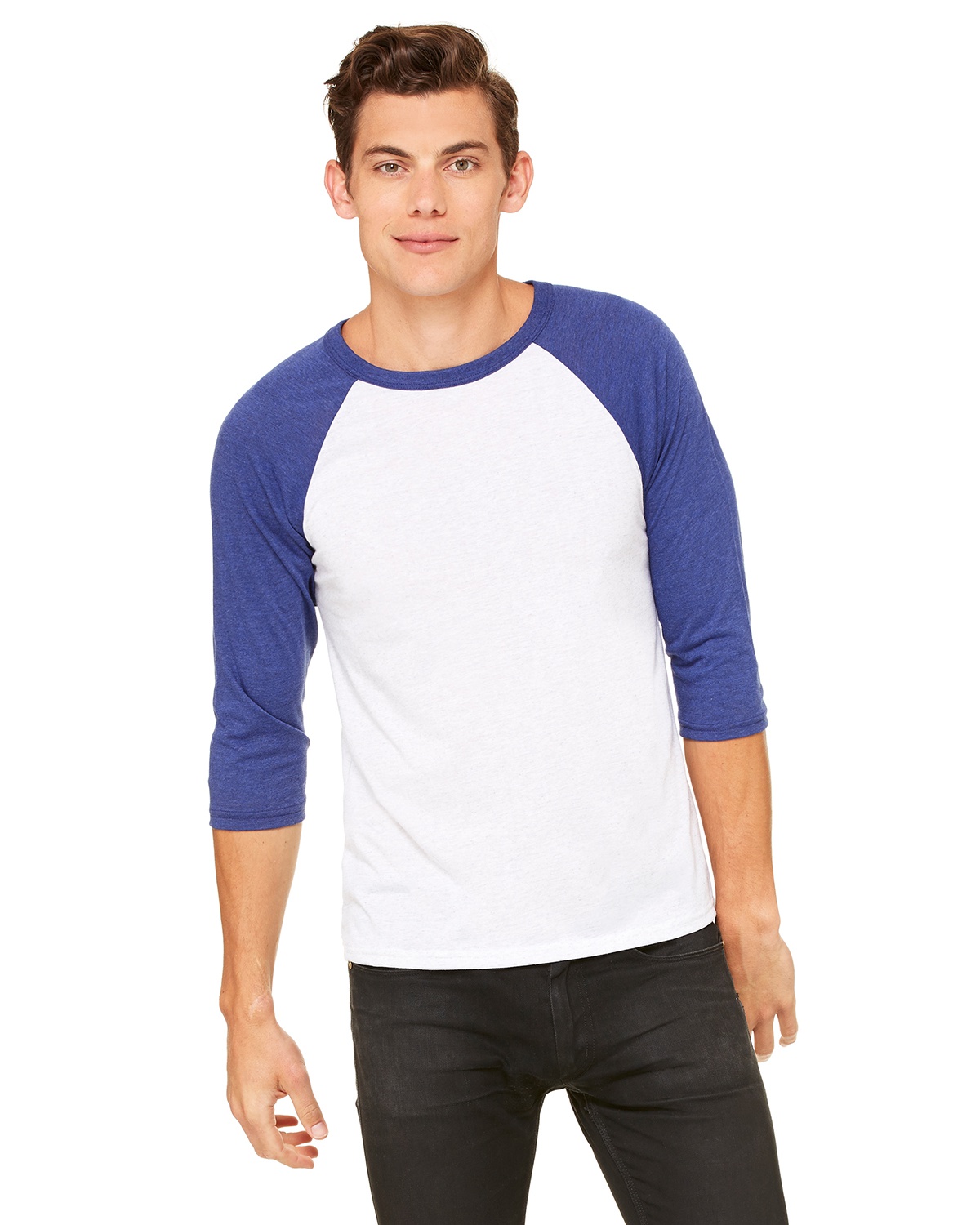 Wholesale Bella Canvas 3200 | Buy Unisex 3/4-Sleeve Baseball T-Shirt ...