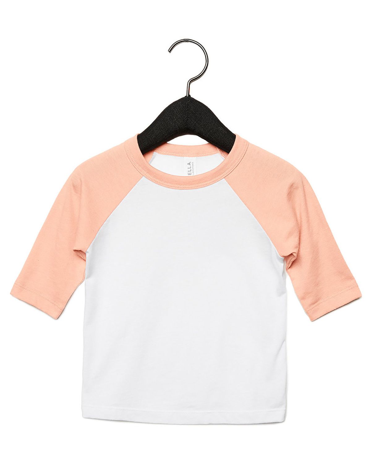 'Bella Canvas 3200T Toddler 3/4-Sleeve Baseball T-Shirt'