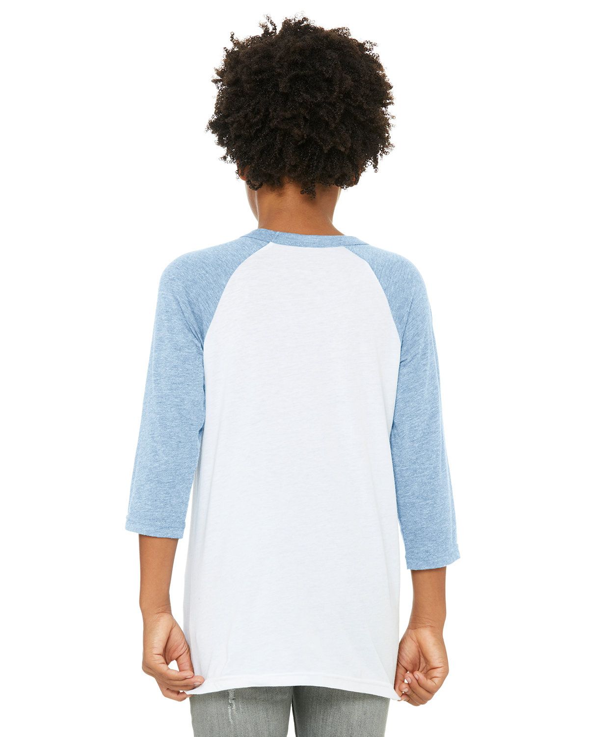 'Bella Canvas 3200Y Youth 3/4-Sleeve Baseball T-Shirt'