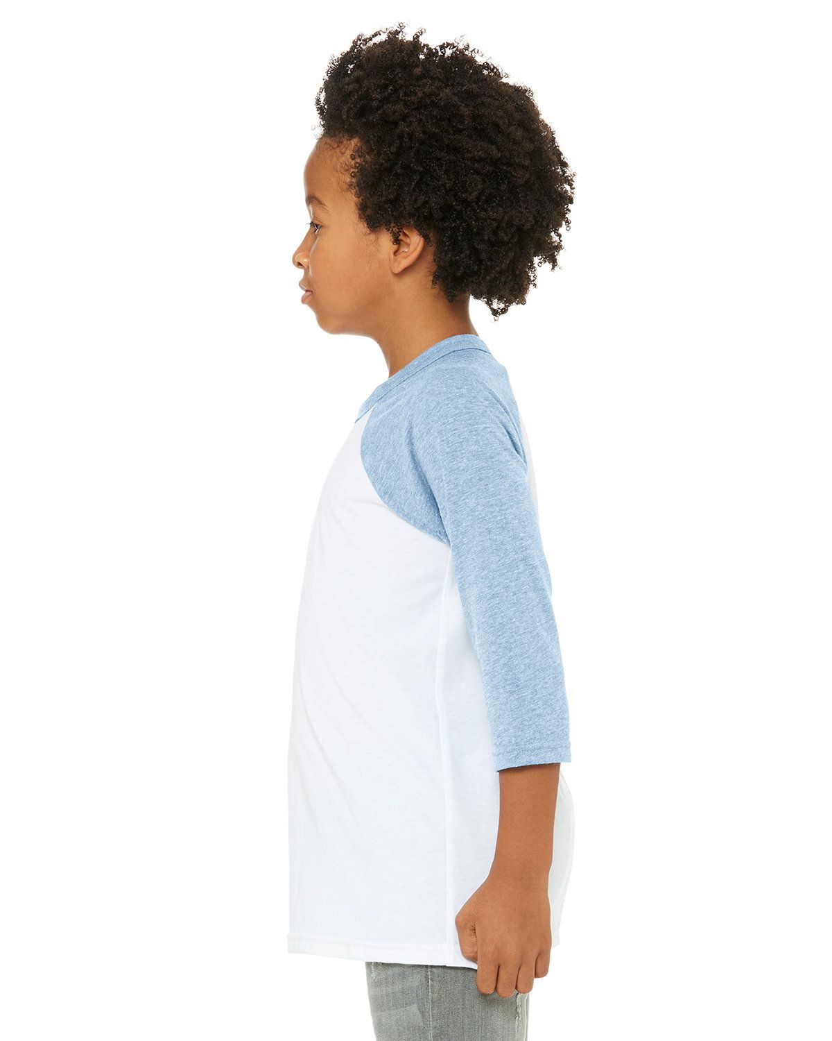 'Bella Canvas 3200Y Youth 3/4-Sleeve Baseball T-Shirt'