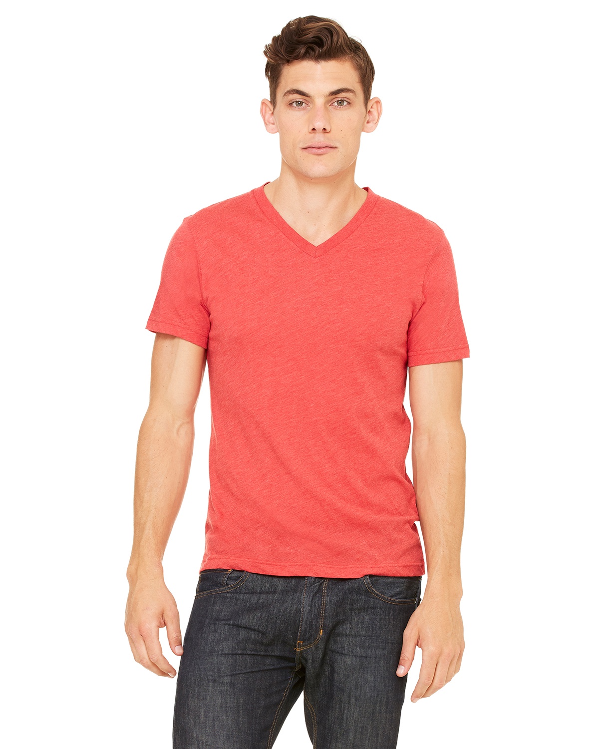 'Bella Canvas 3415C Unisex Triblend V Neck T Shirt'