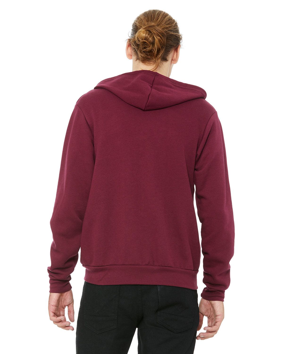 'Bella Canvas 3739 Unisex Poly Cotton Fleece Full Zip Hooded Sweatshirt'