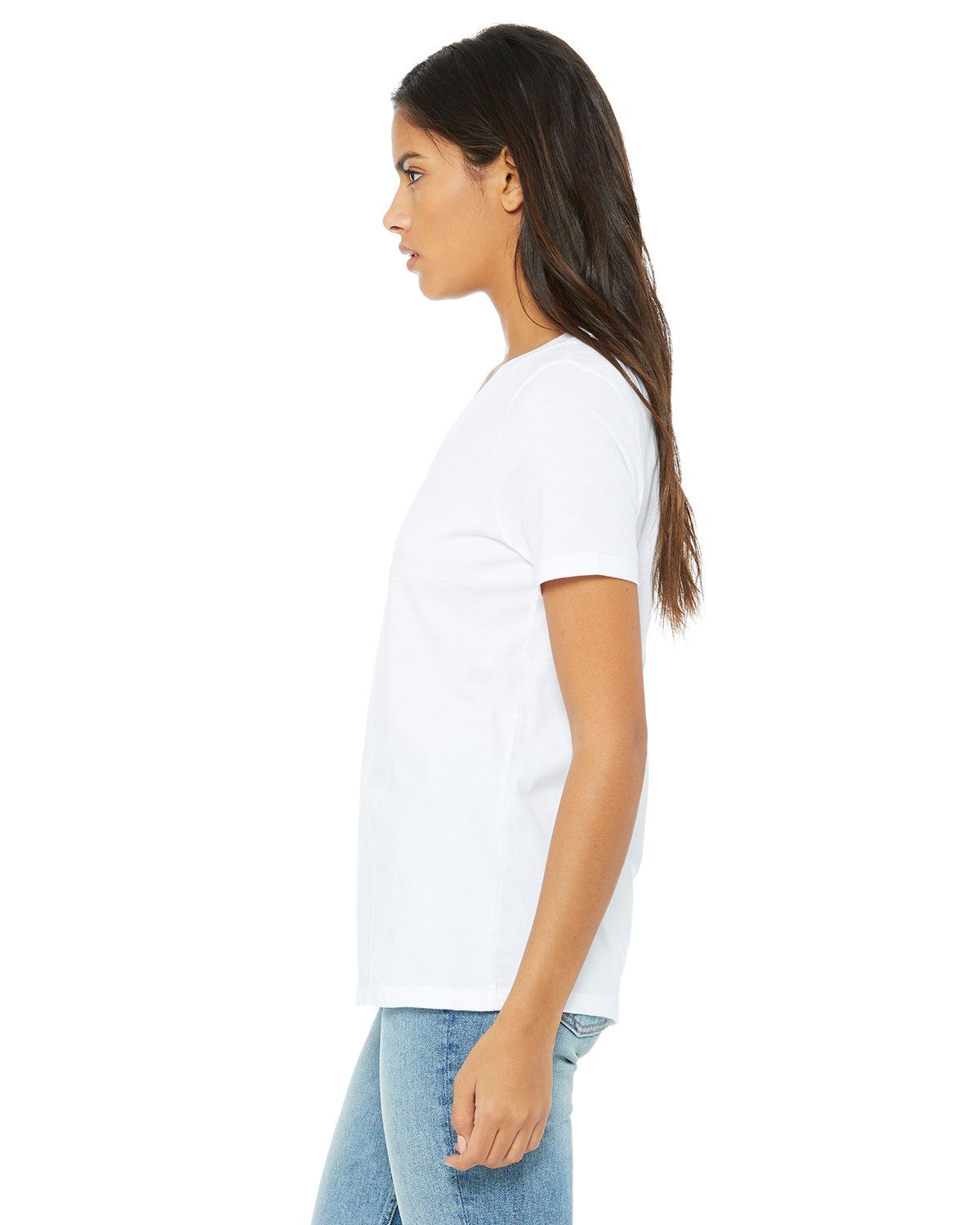 Bella + Canvas 6405 Women's Relaxed Jersey Short Sleeve V-Neck Tee - R