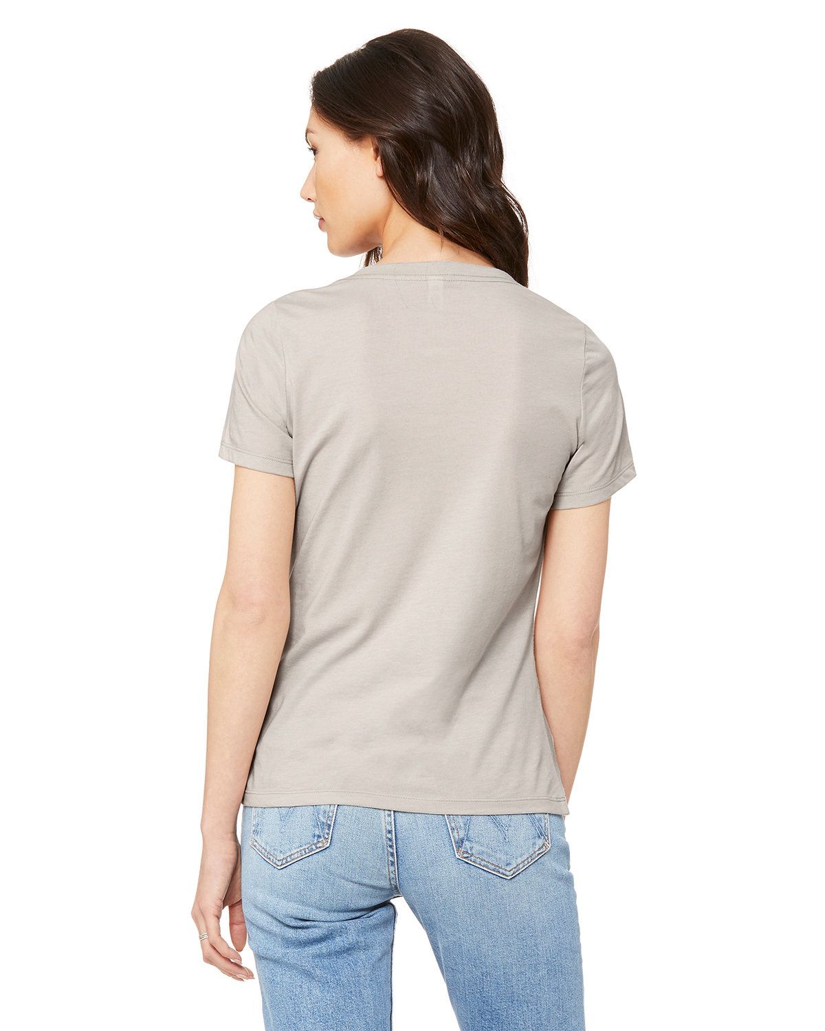 'Bella Canvas 6405CVC Ladies Relaxed Jersey V Neck T Shirt'
