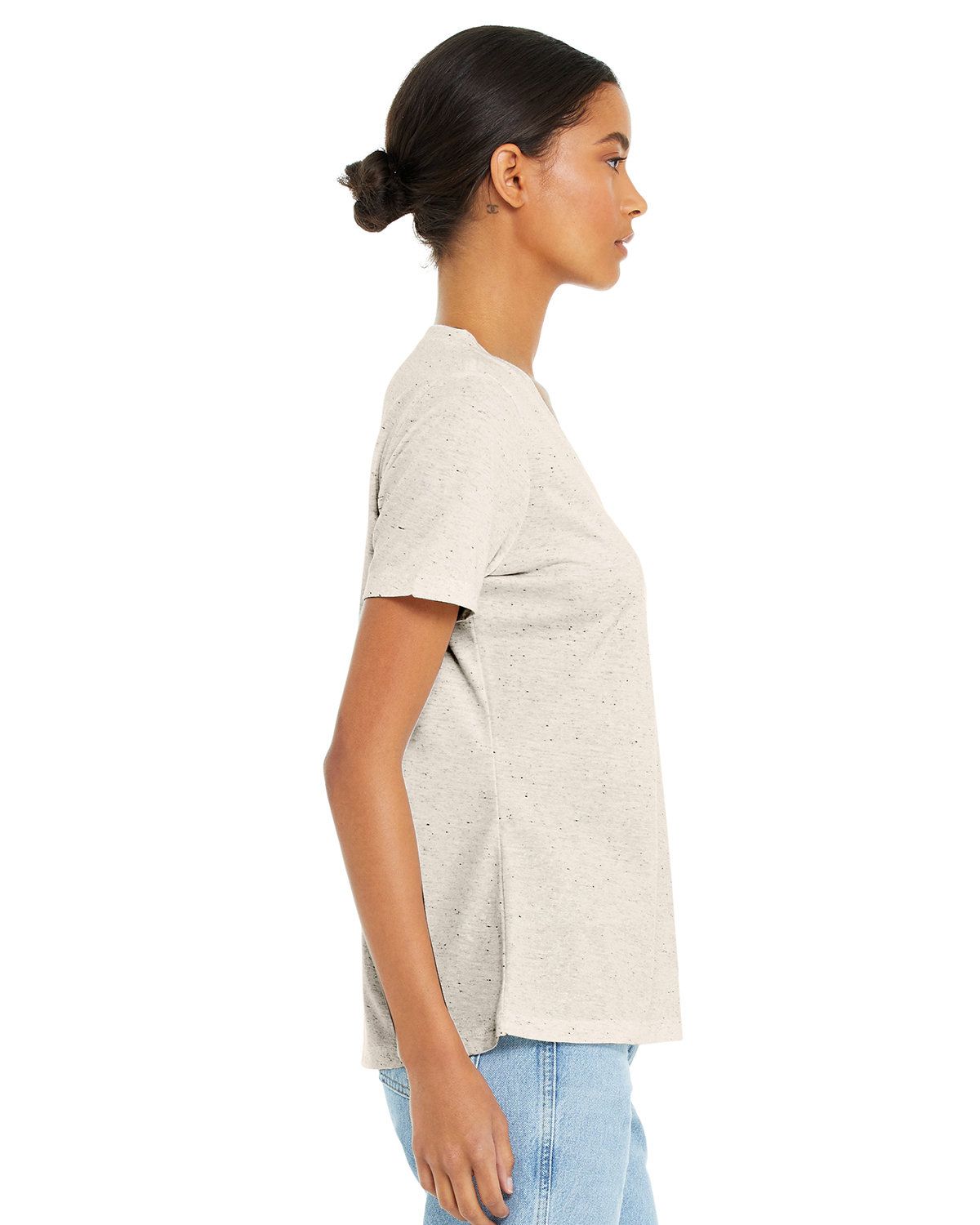 'Bella Canvas 6415 Women's Relaxed Triblend Short Sleeve V Neck Tee'