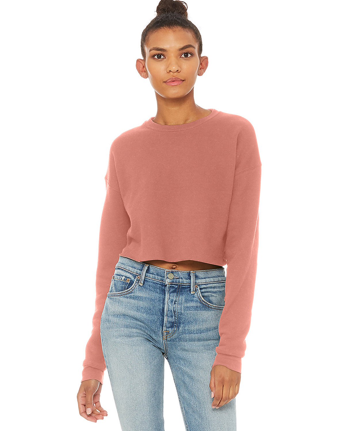 'Bella Canvas 7503 Women's Cropped Crew Fleece'