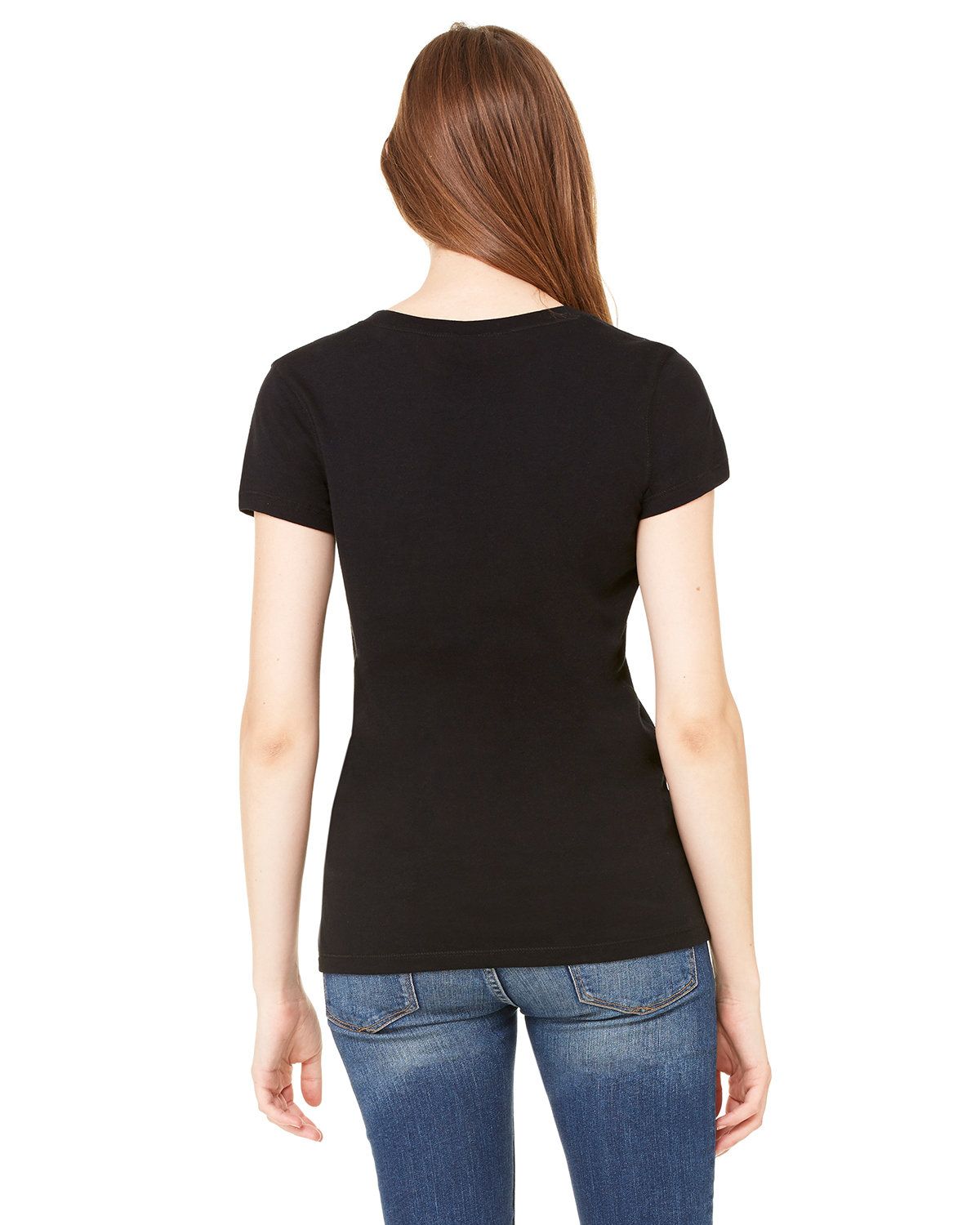 'Bella Canvas B6005 Bella + Canvas Women's Jersey Short Sleeve V Neck Tee'