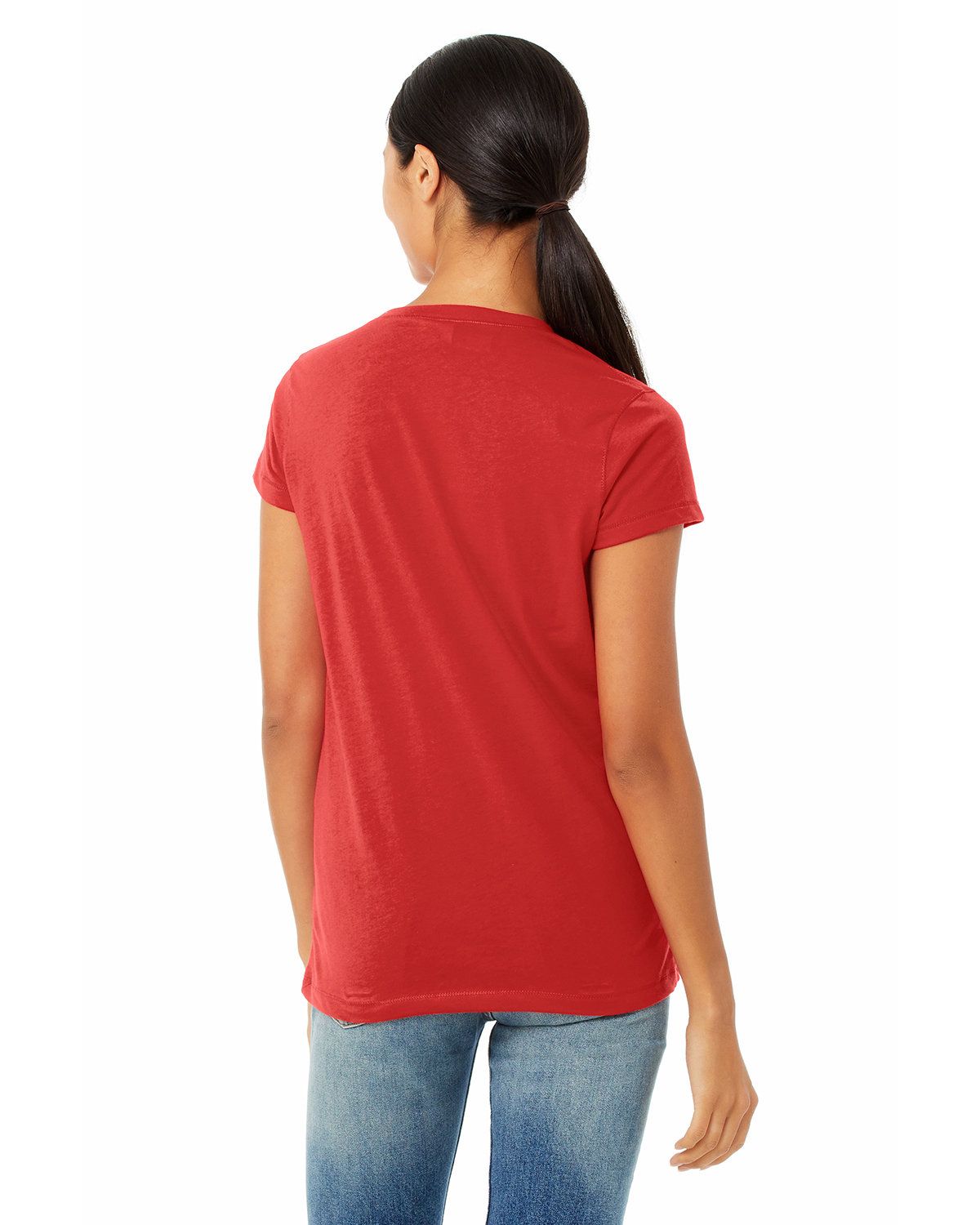 'Bella Canvas B6005 Bella + Canvas Women's Jersey Short Sleeve V Neck Tee'