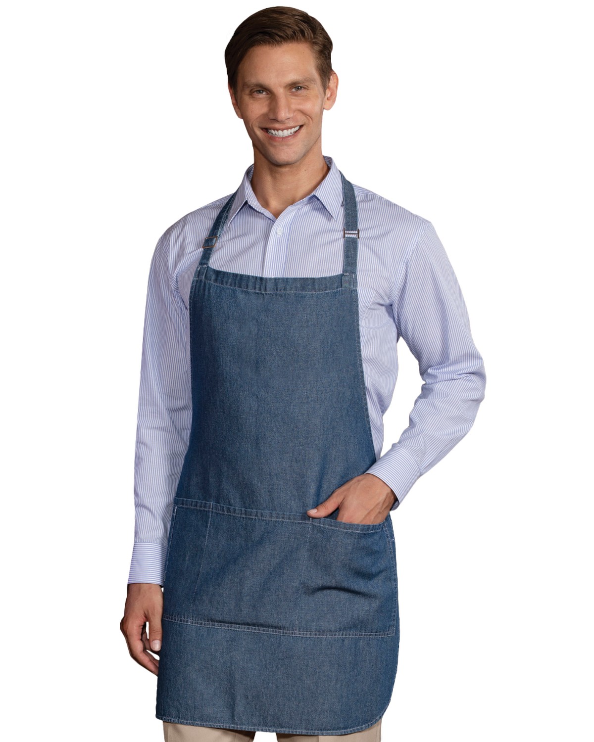 'BG1271 Cotton Denim Bib Apron'