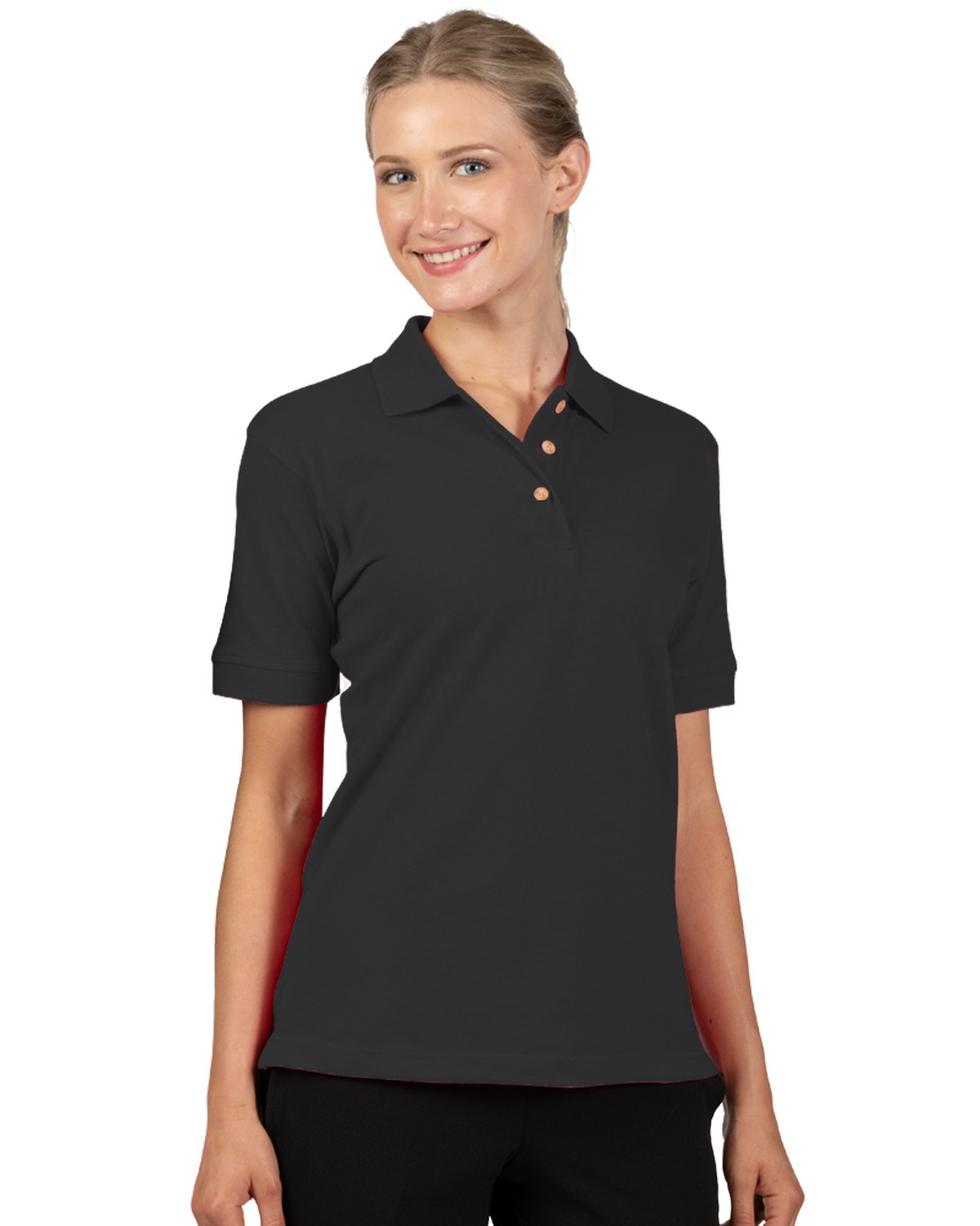 'BG6201 Ladies' 100% Cotton Pique Polo'