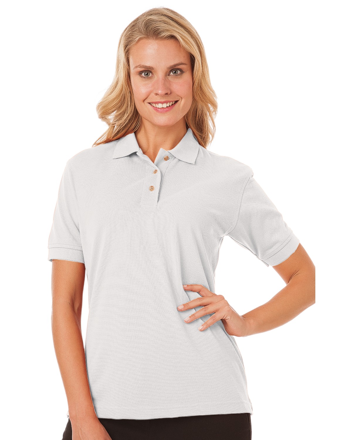 'BG6204 Ladies' Superblend S/S Pique Polo'