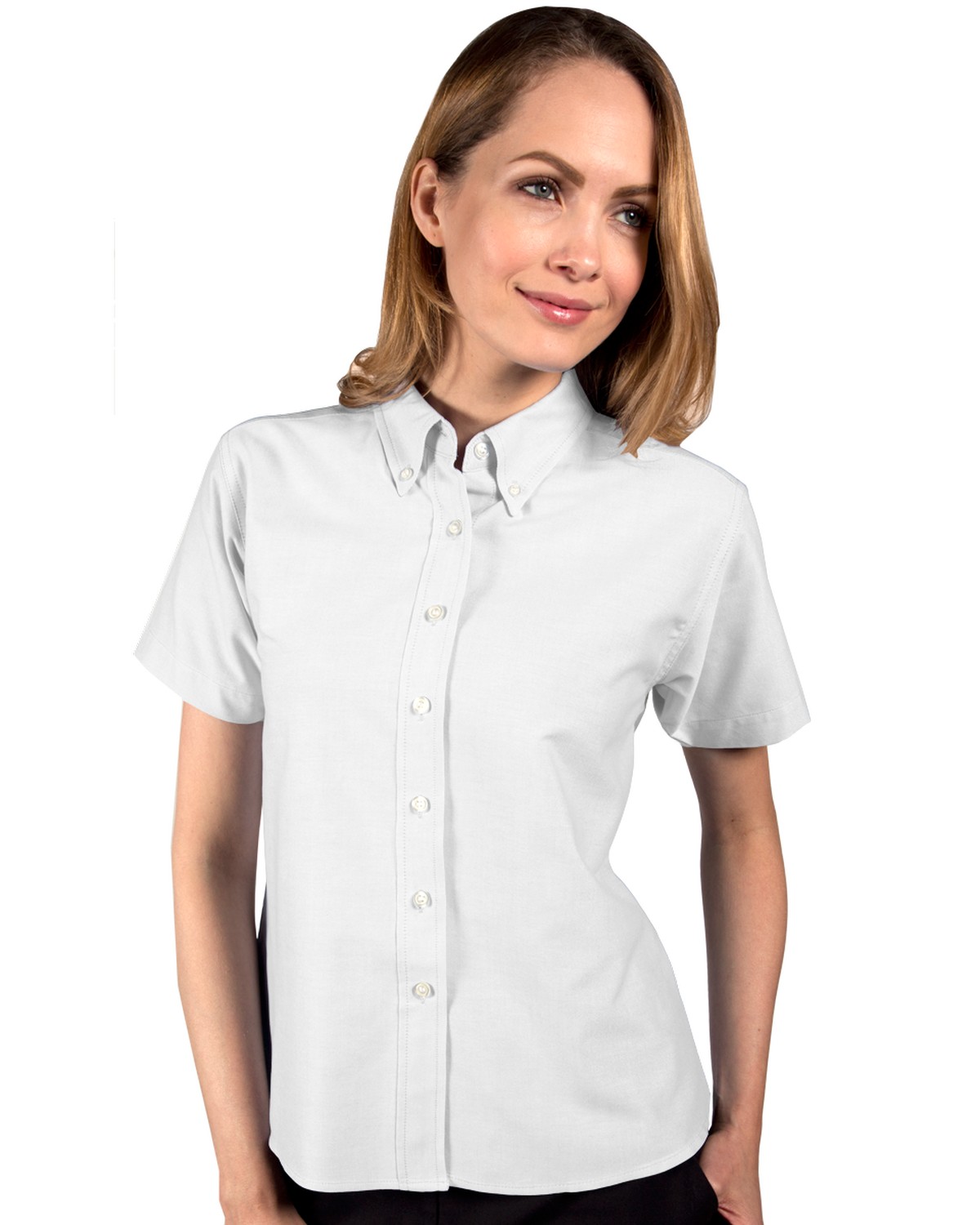 'BG6214S Ladies' S/S Oxford Shirt'