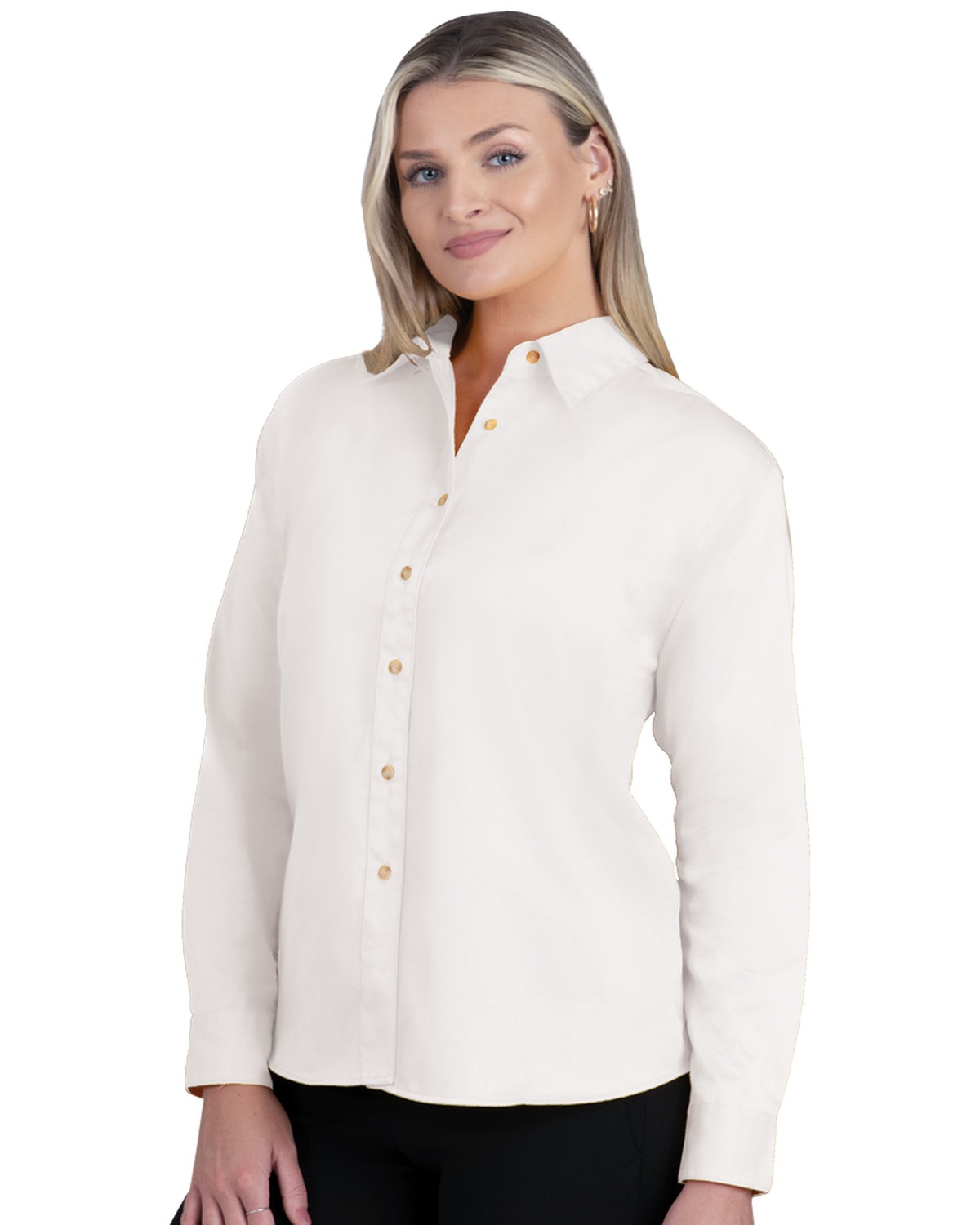 'BG6217 Ladies' Scotchgard Twill L/S Shirt'