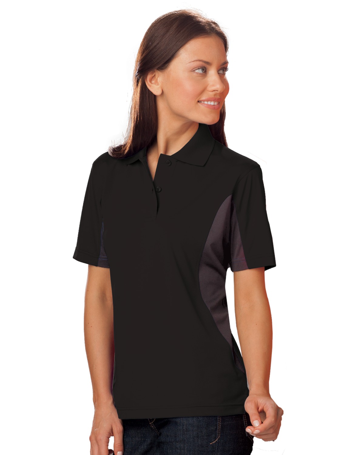 'BG6226 Ladies' Snag Resistant Colorblock Polo'