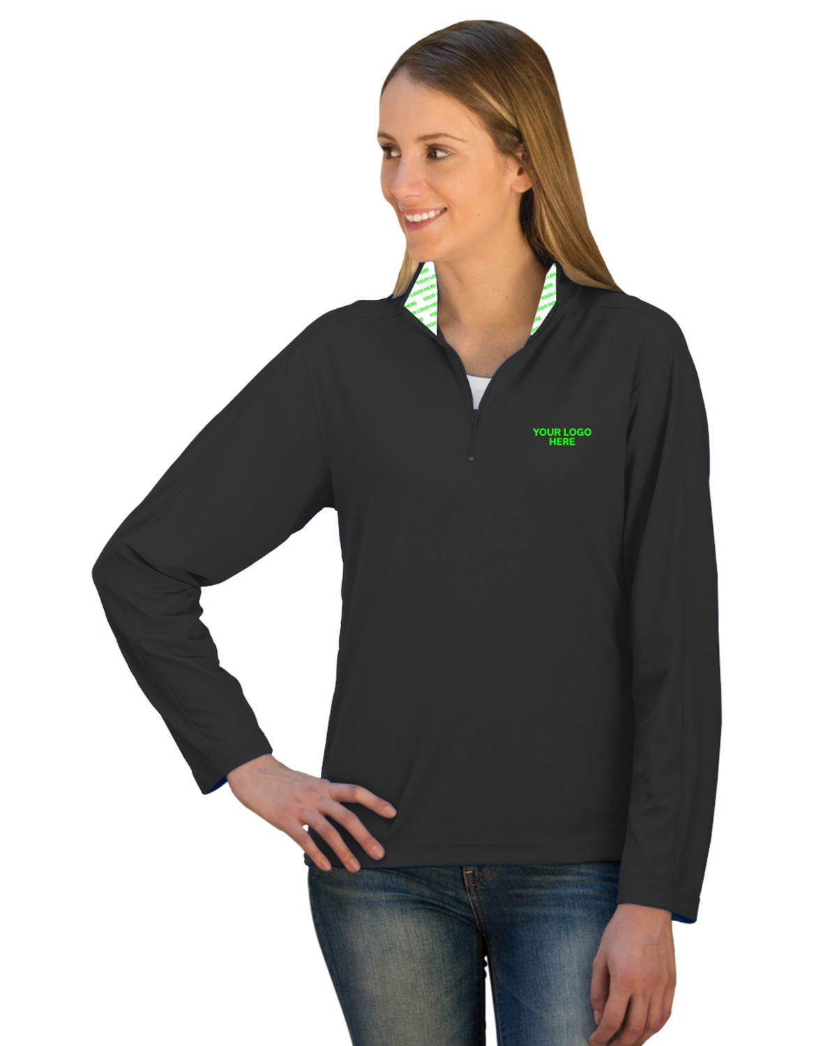 'BG6230H Your Logo Here Wicking Pullover'
