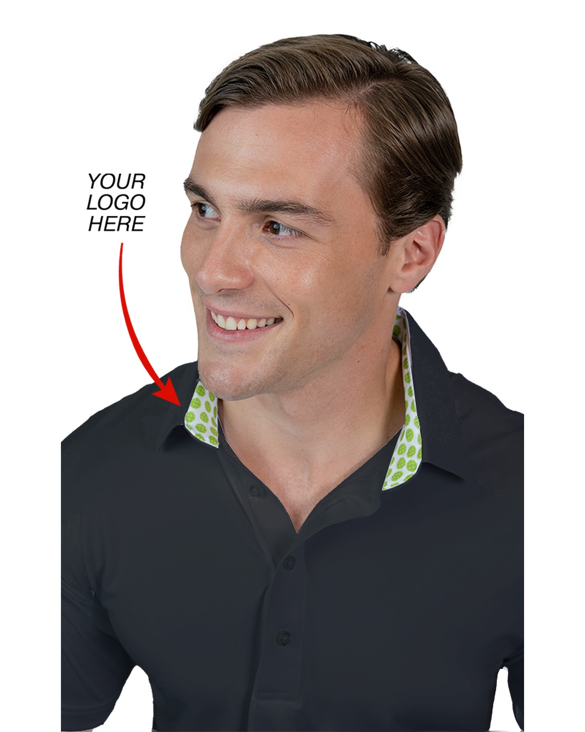 'BG7007SC Sublimated Bonded Collar Polo'