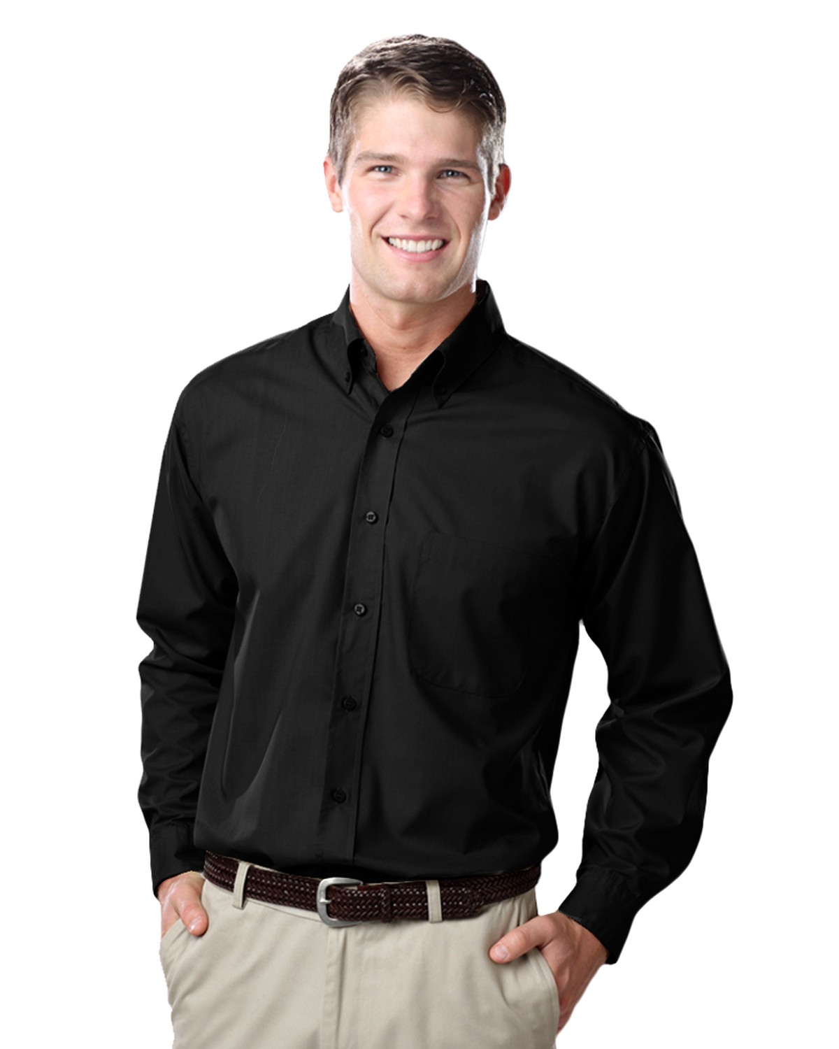 'BG7210 Men's L/S Value Poplin Shirt'