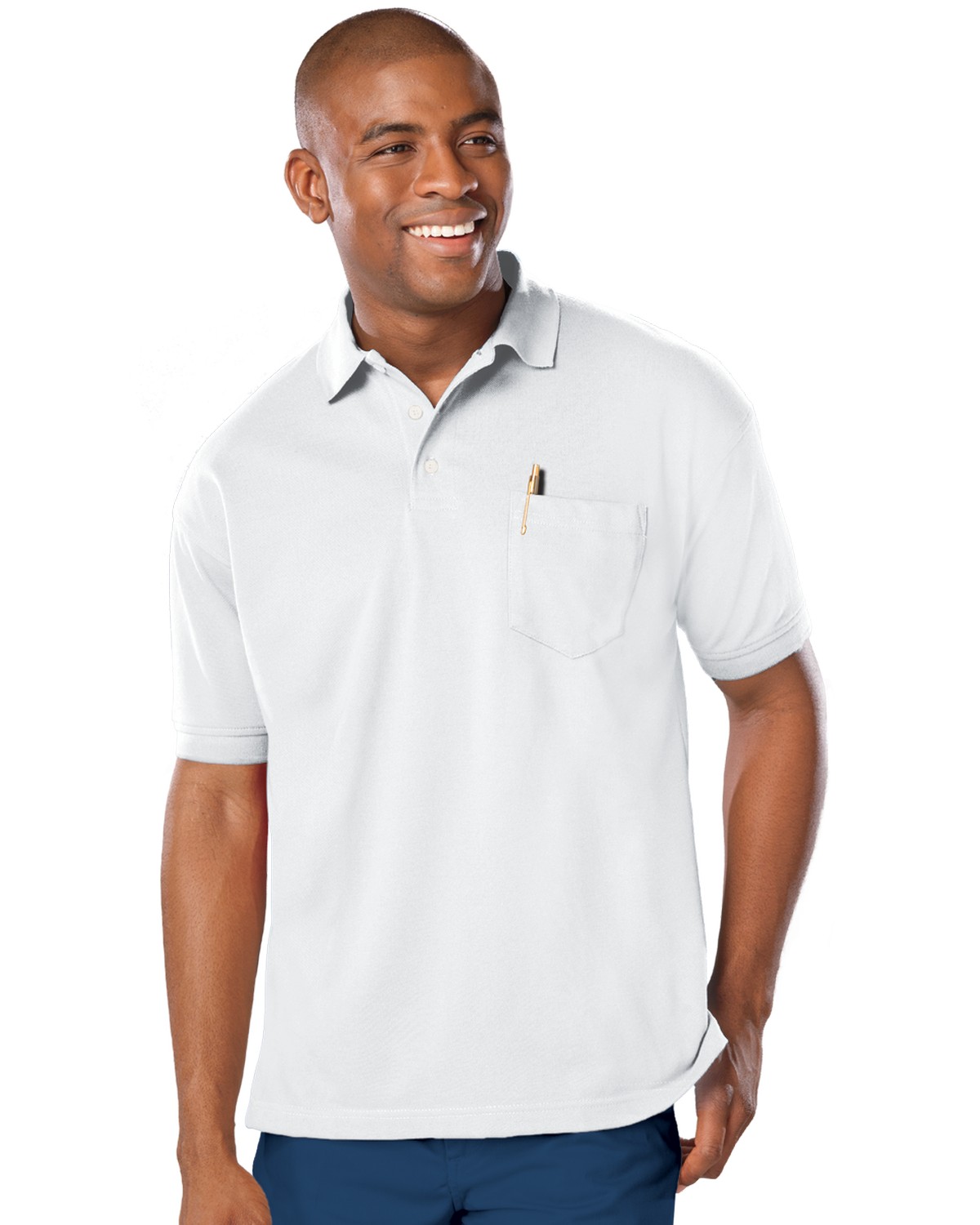 'BG7501 Adult Soft Touch S/S Pocket Polo'