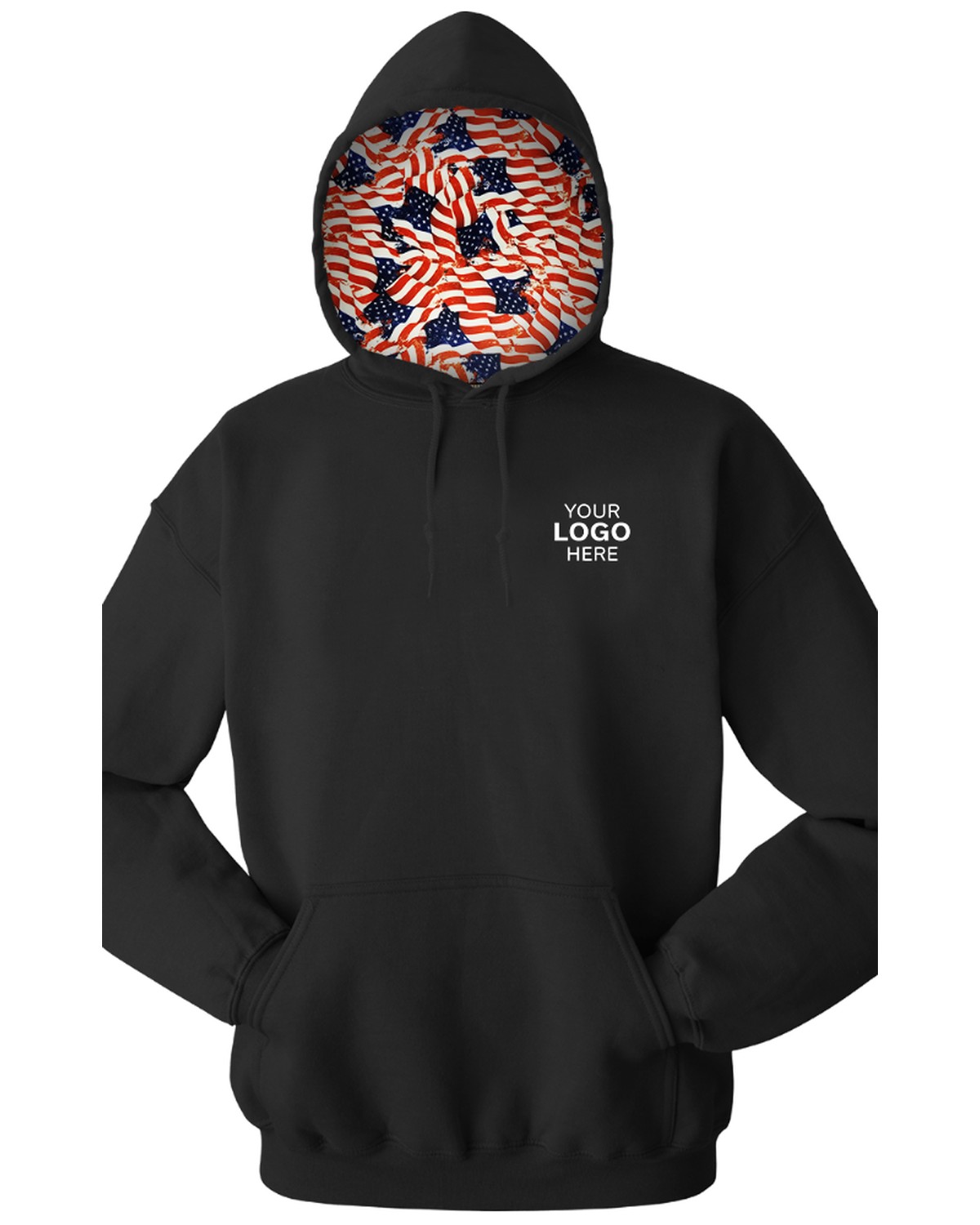 'BG9301PHA Americana Adult Pullover Hoodie'
