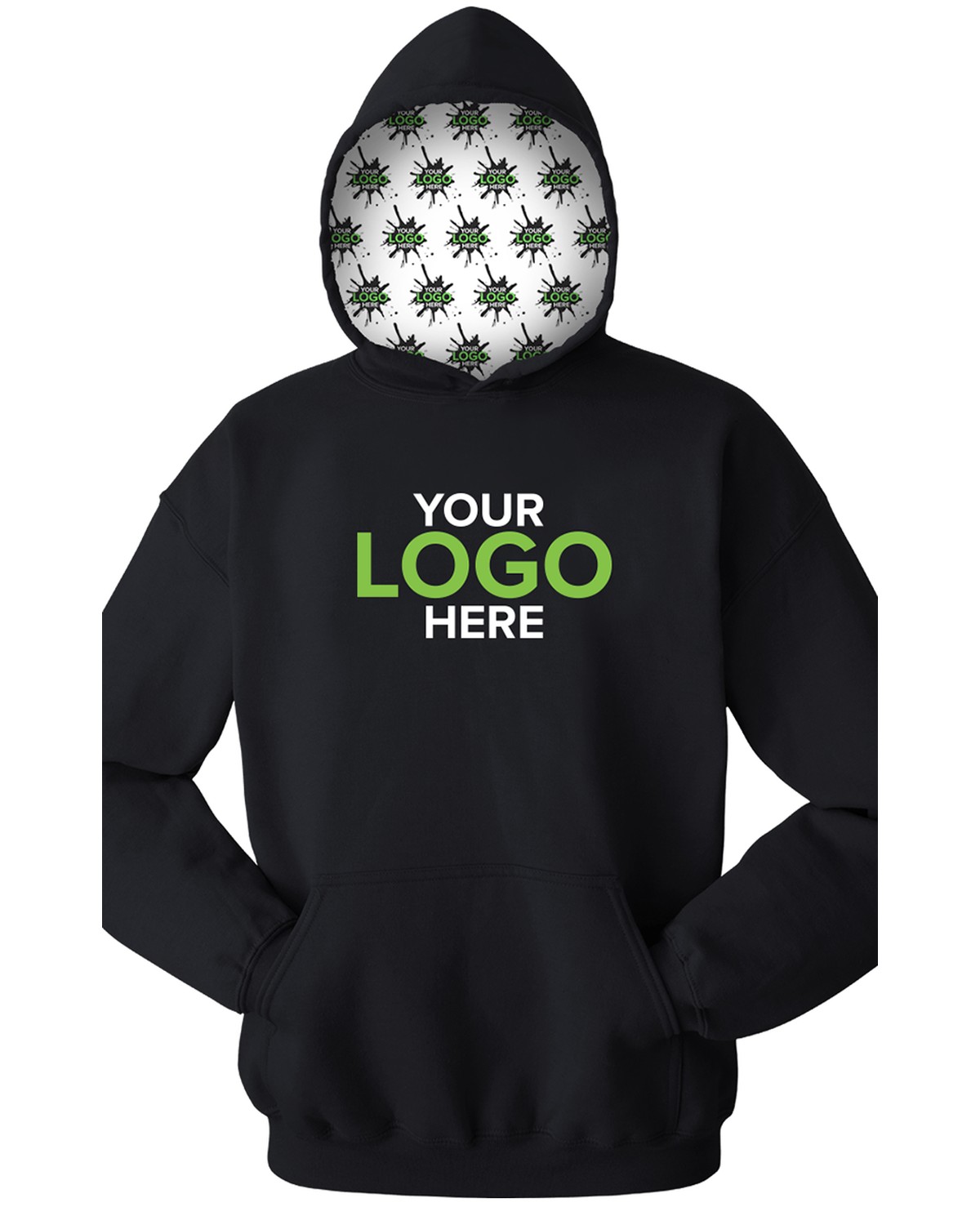 'BG9303PH Your Logo Here Adult Pullover Hoodie'
