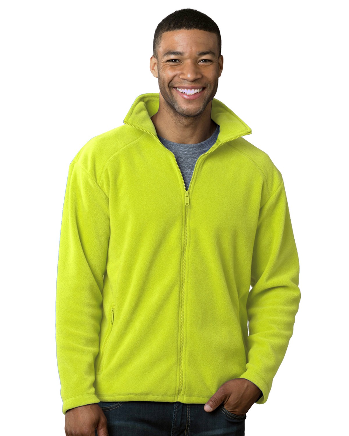 'BG9951 Men's Micro Fleece Full Zip Jacket'
