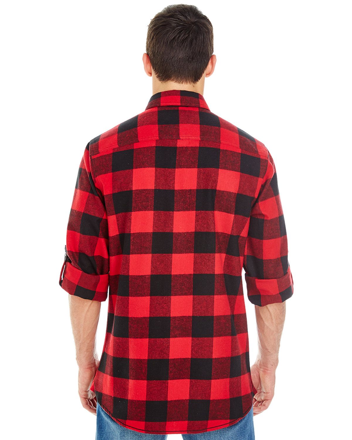 'Burnside 8210 Men's Plaid Flannel Shirt'
