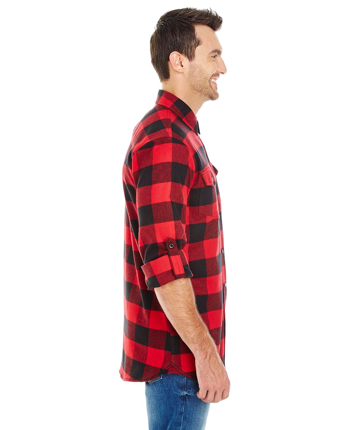 'Burnside 8210 Men's Plaid Flannel Shirt'