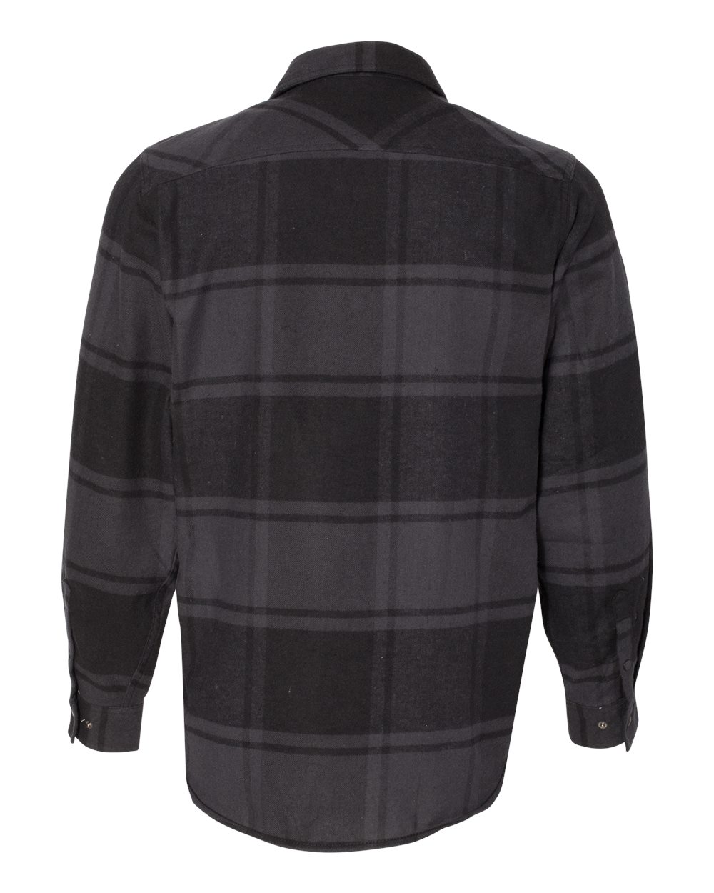 'Burnside 8219 Snap Front Long Sleeve Plaid Flannel Shirt'