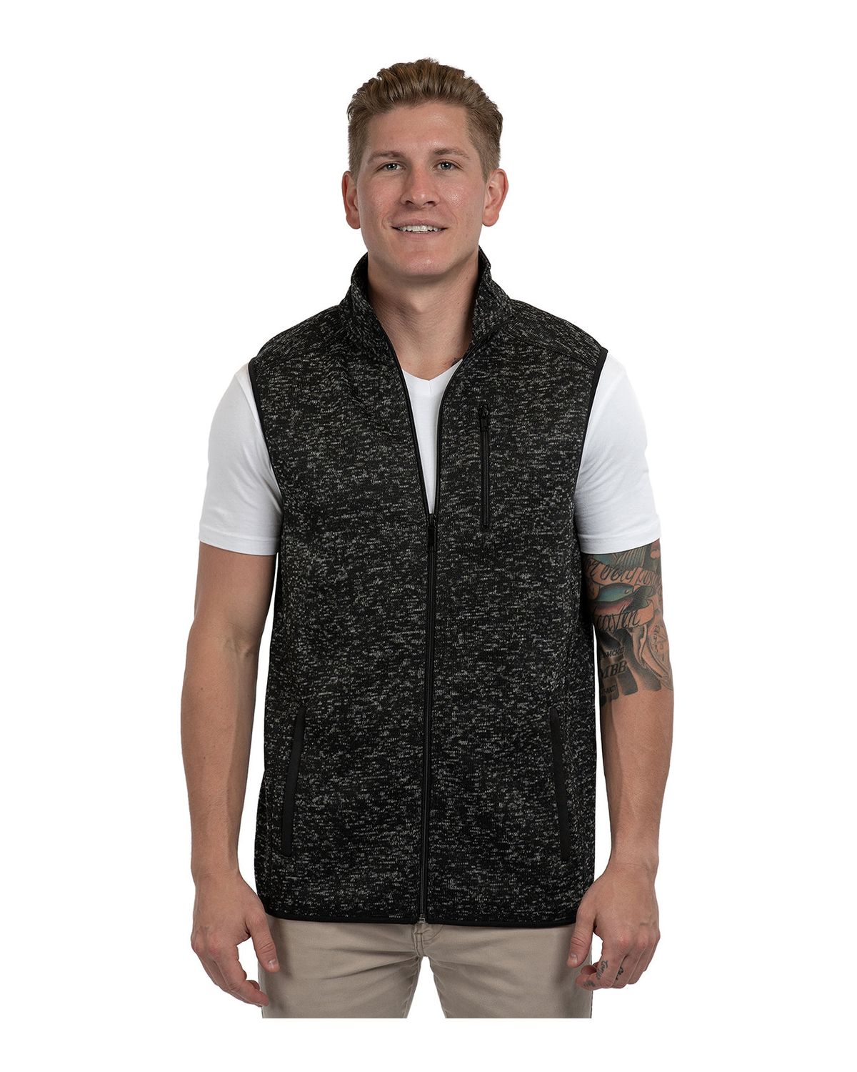 'Burnside B3910 Men's Sweater Knit Vest'