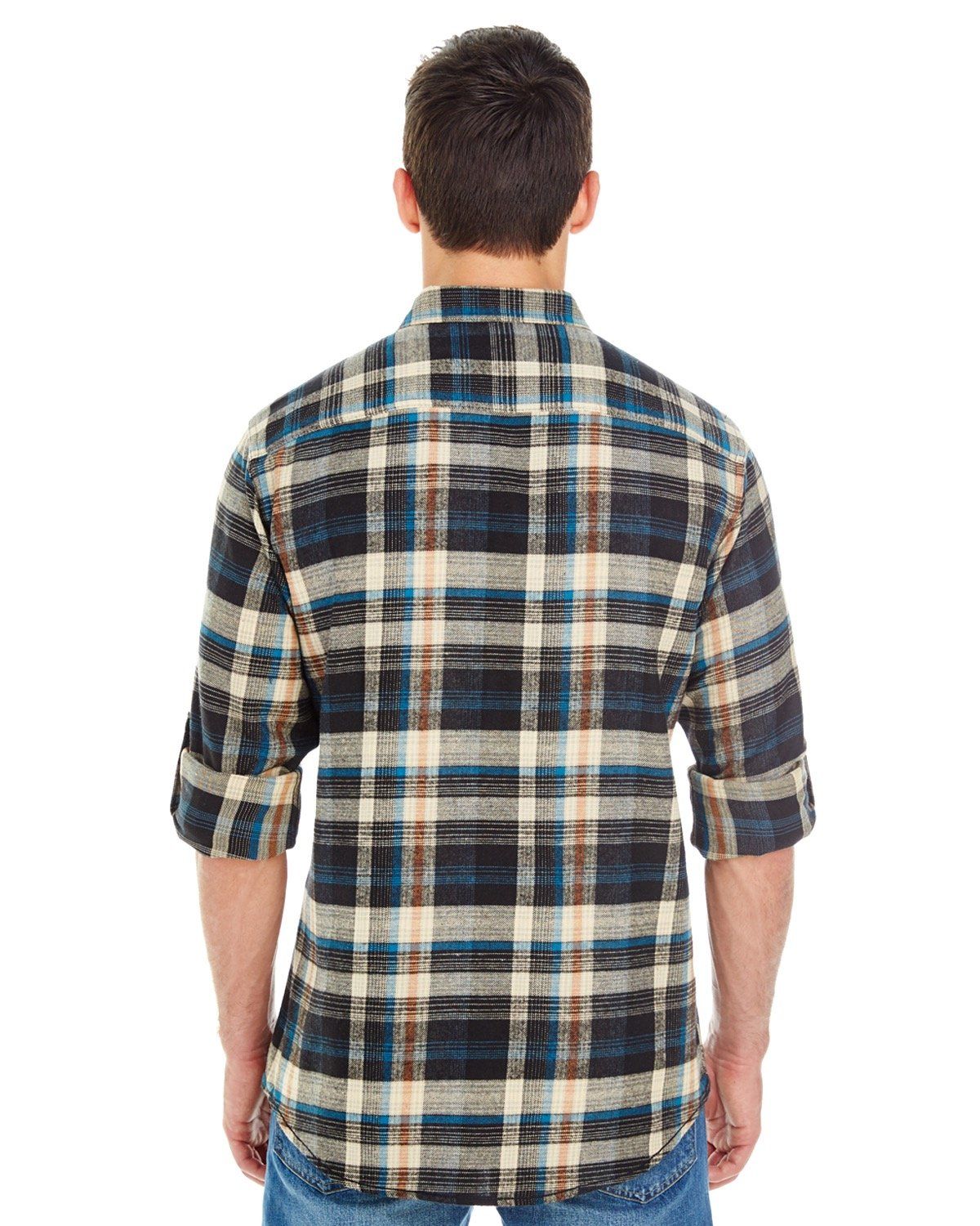 'Burnside B8210 Men's Plaid Flannel Shirt'