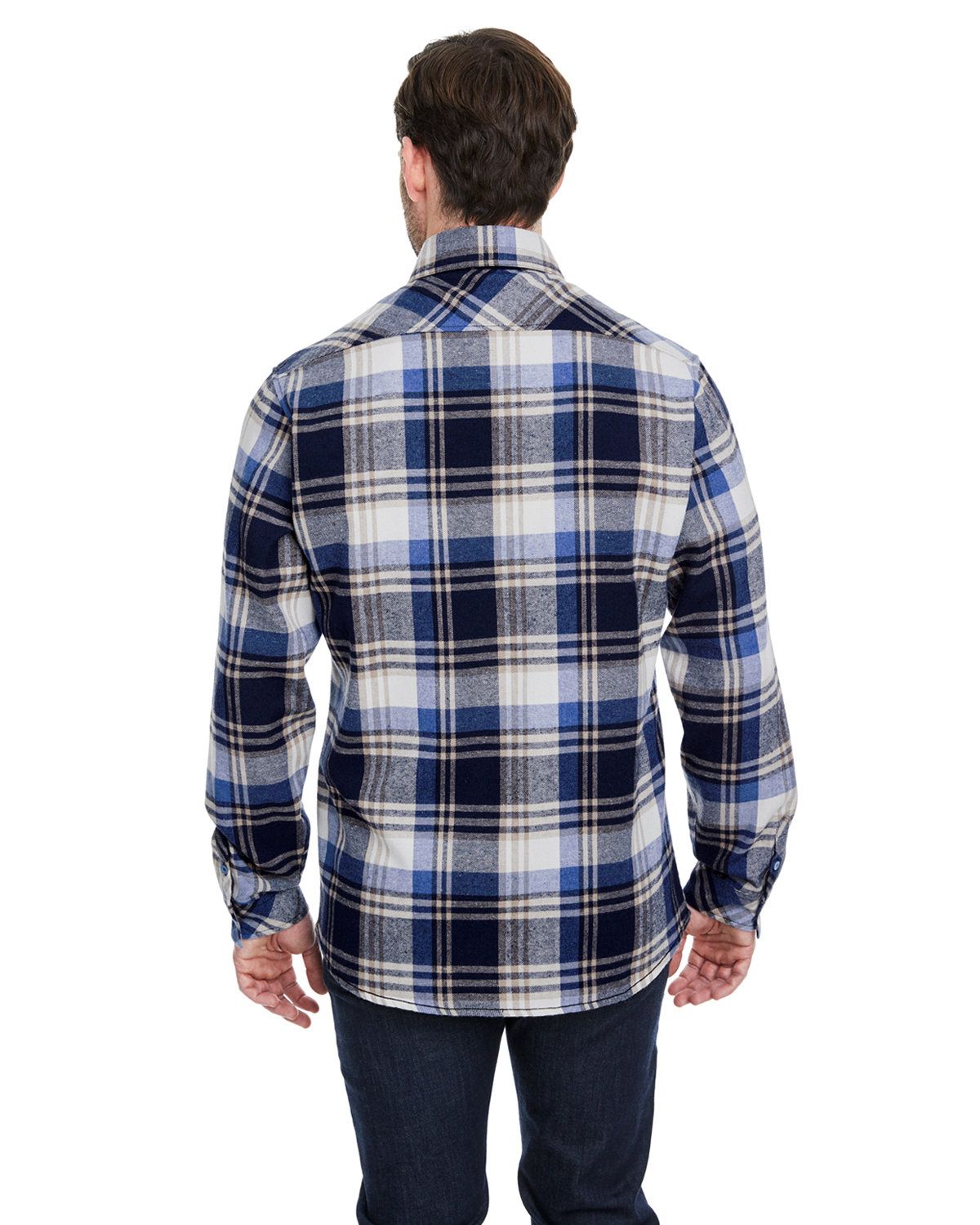 'Burnside B8212 Woven Plaid Flannel With Biased Pocket'