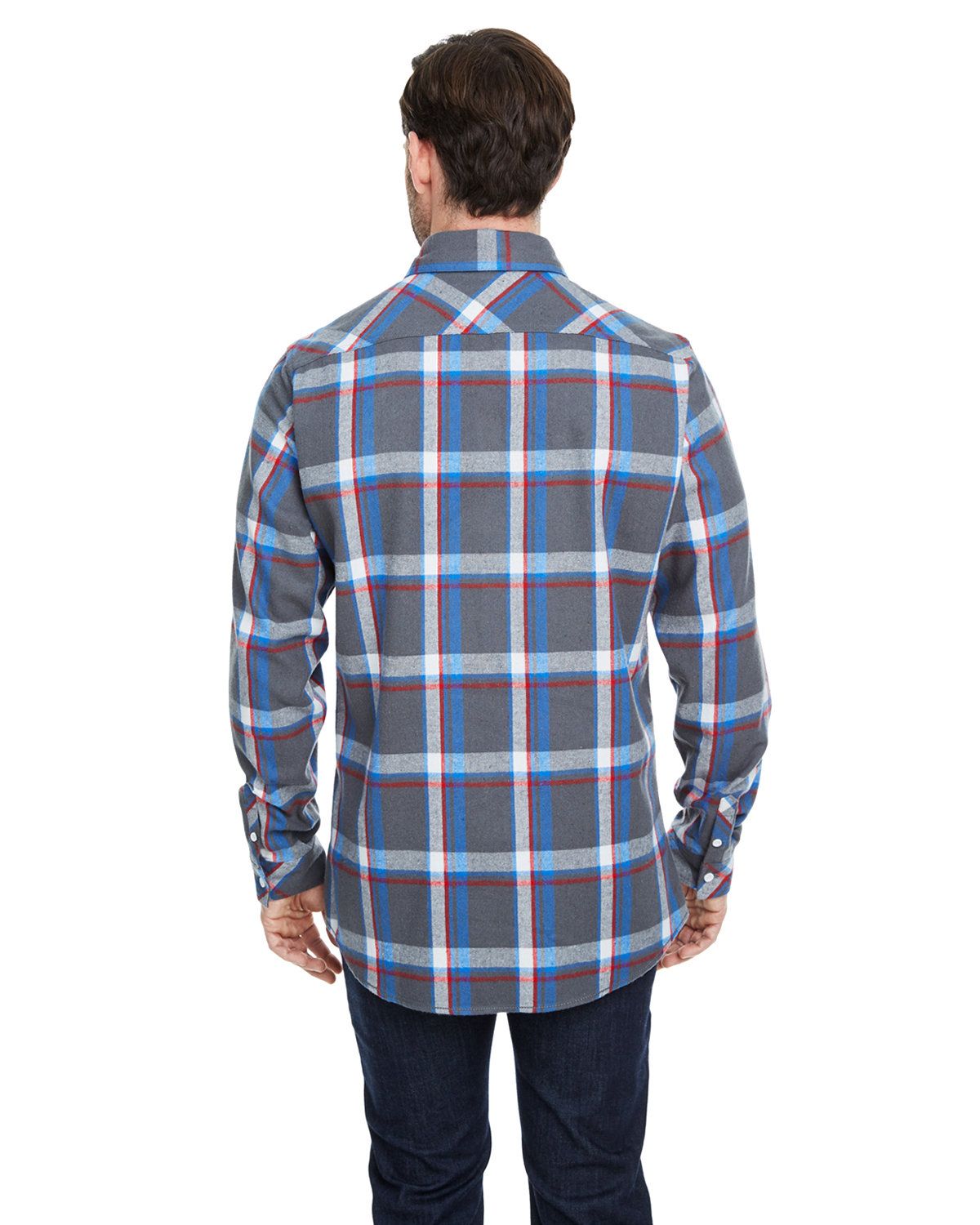 'Burnside B8212 Woven Plaid Flannel With Biased Pocket'