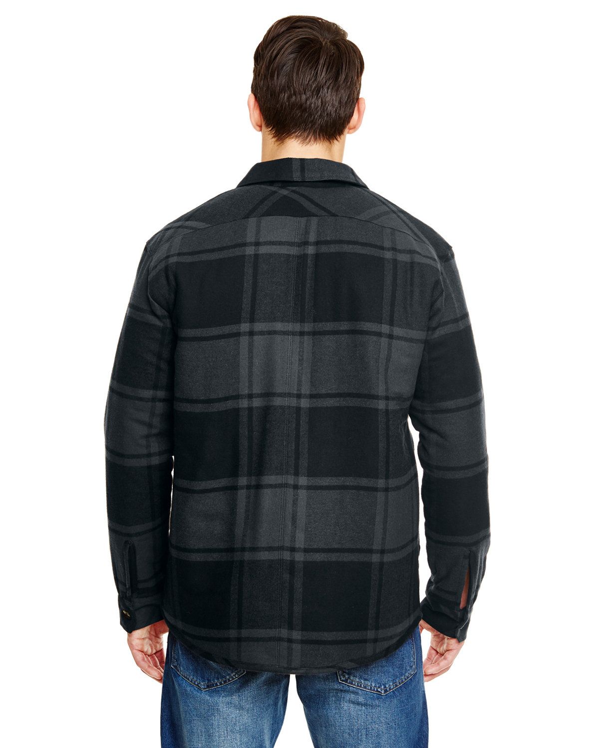 'Burnside B8610 Adult Quilted Flannel Jacket'