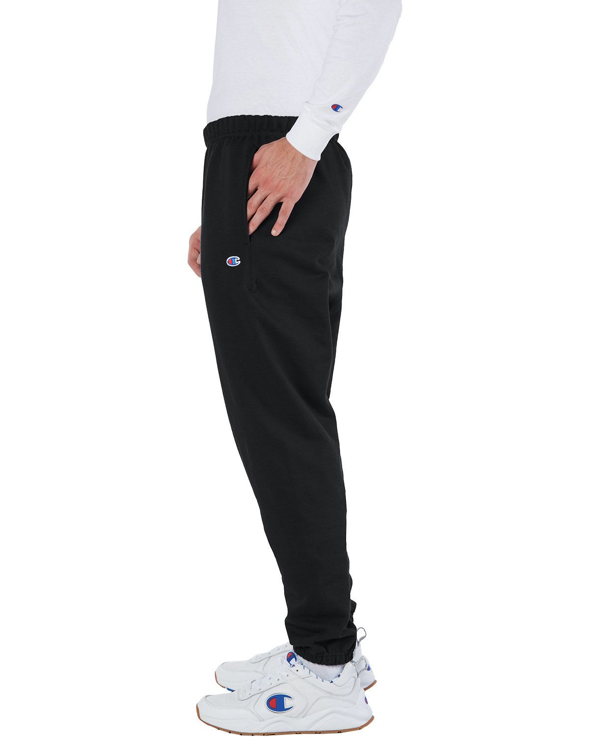 Champion RW10 Adult Reverse Weave Fleece 12 oz Pant-Veetrends.com