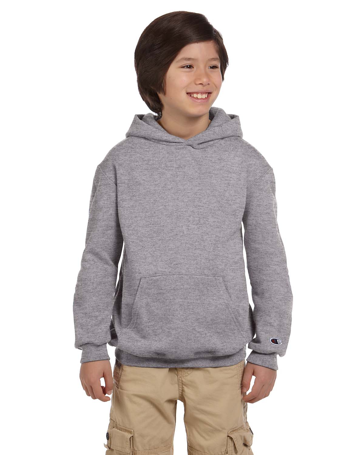 'Champion S790 Youth Double Dry Action Fleece Pullover Hood'