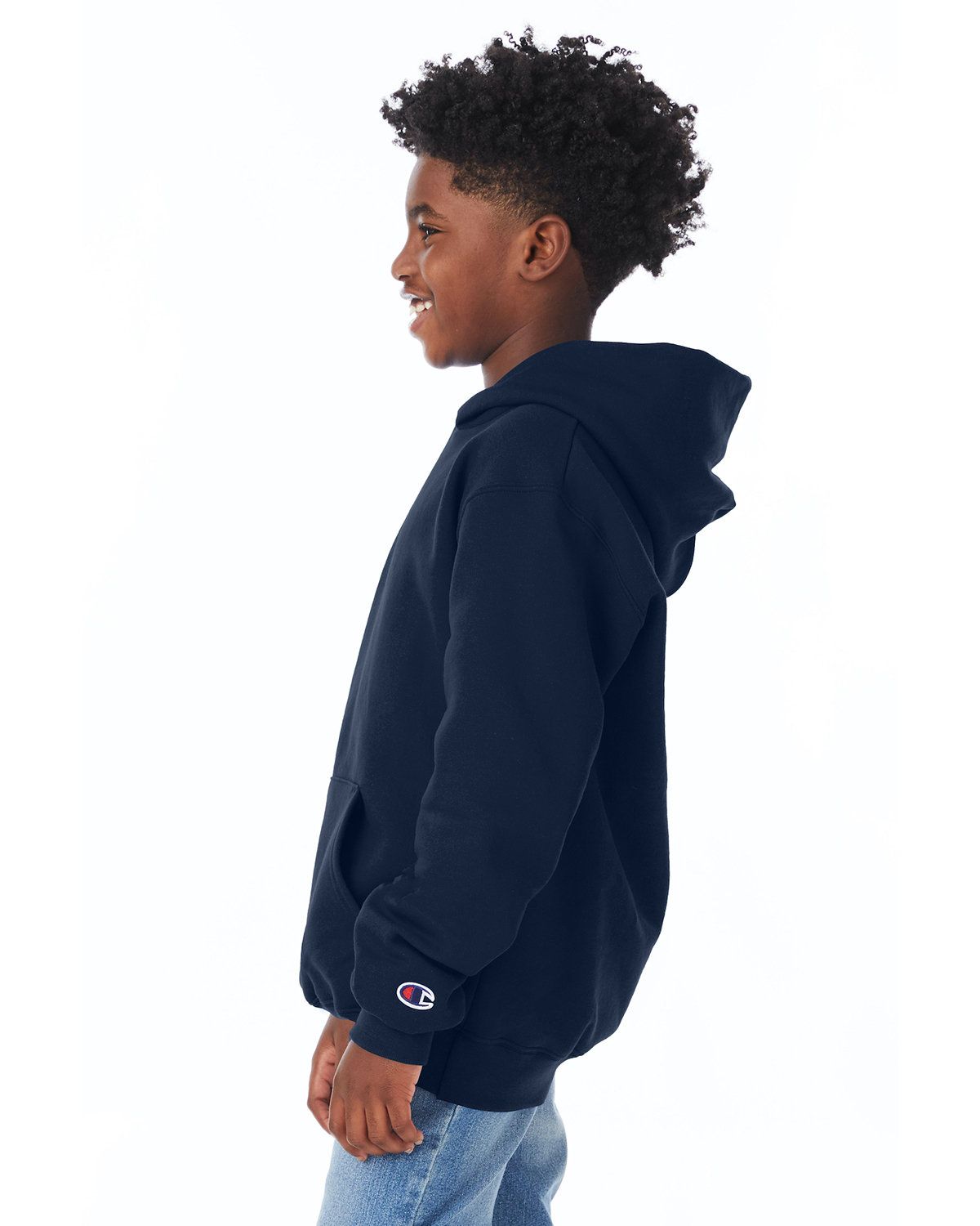 'Champion S790 Youth Double Dry Action Fleece Pullover Hood'