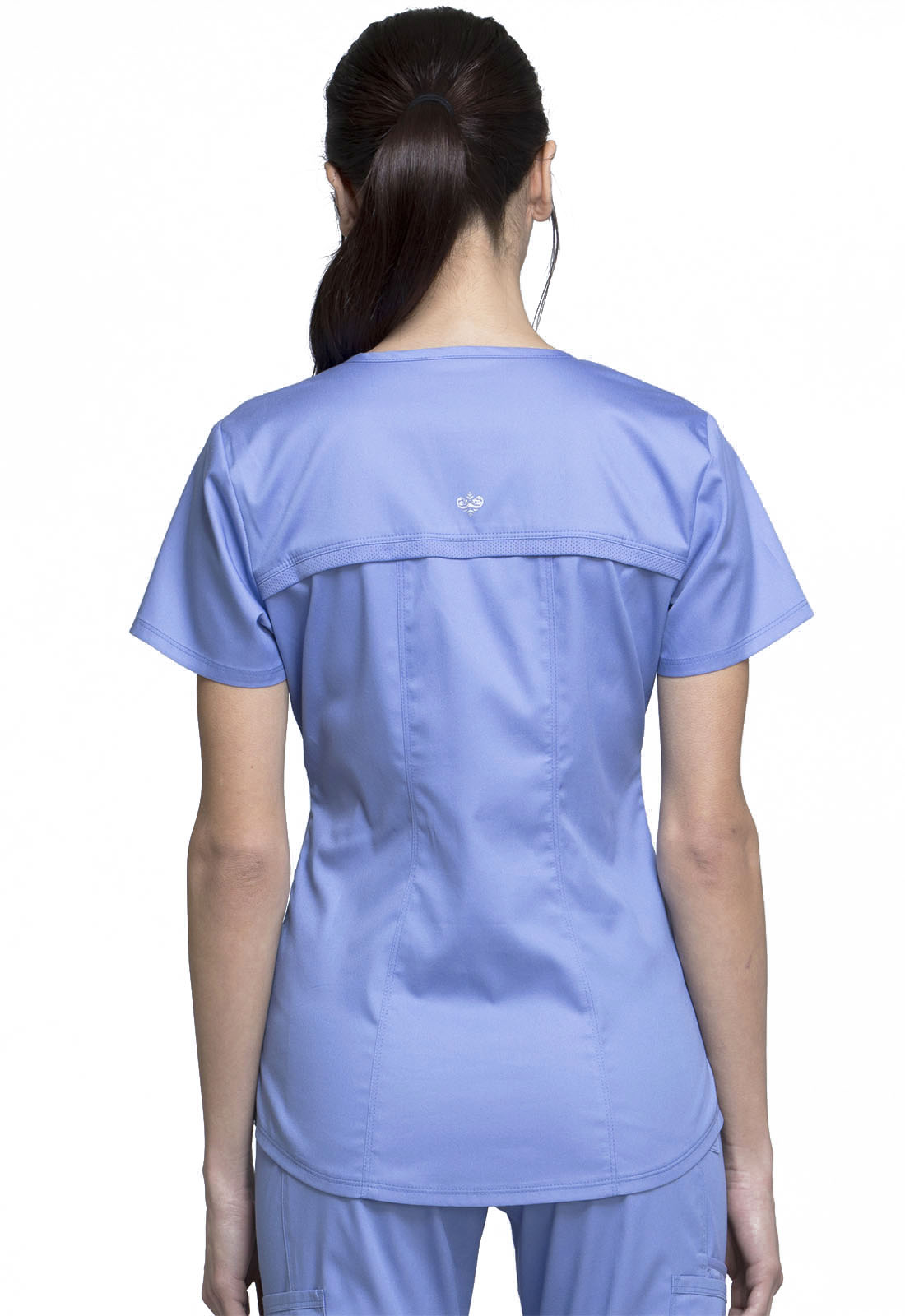 Cherokee Luxe Sport Women's Mock Wrap Scrub Top - CK603