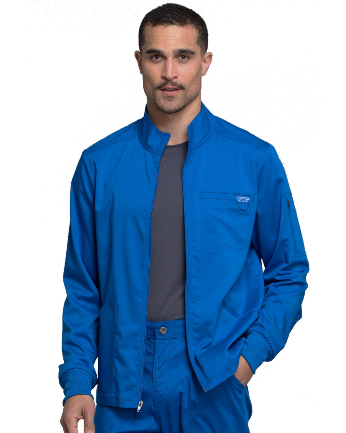 Wholesale Cherokee Workwear WW320 | Buy Mens Zip Front Jacket ...