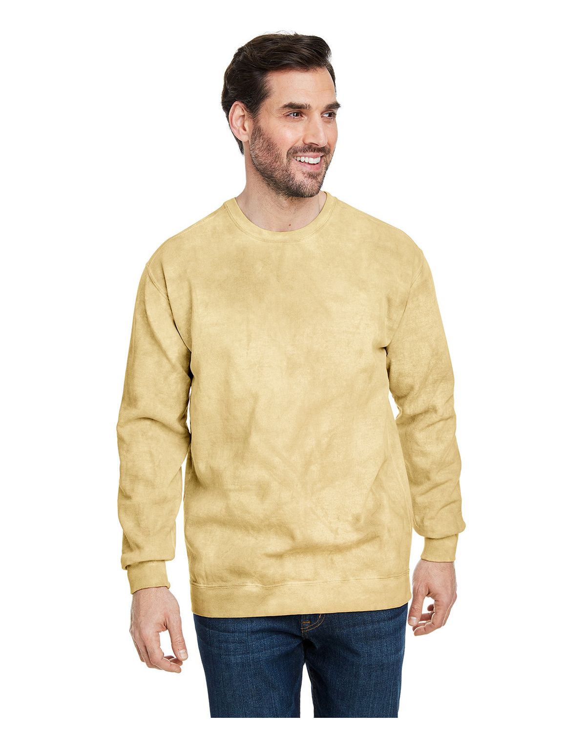 'Comfort Colors 1545CC Men's Color Blast Crewneck Sweatshirt'