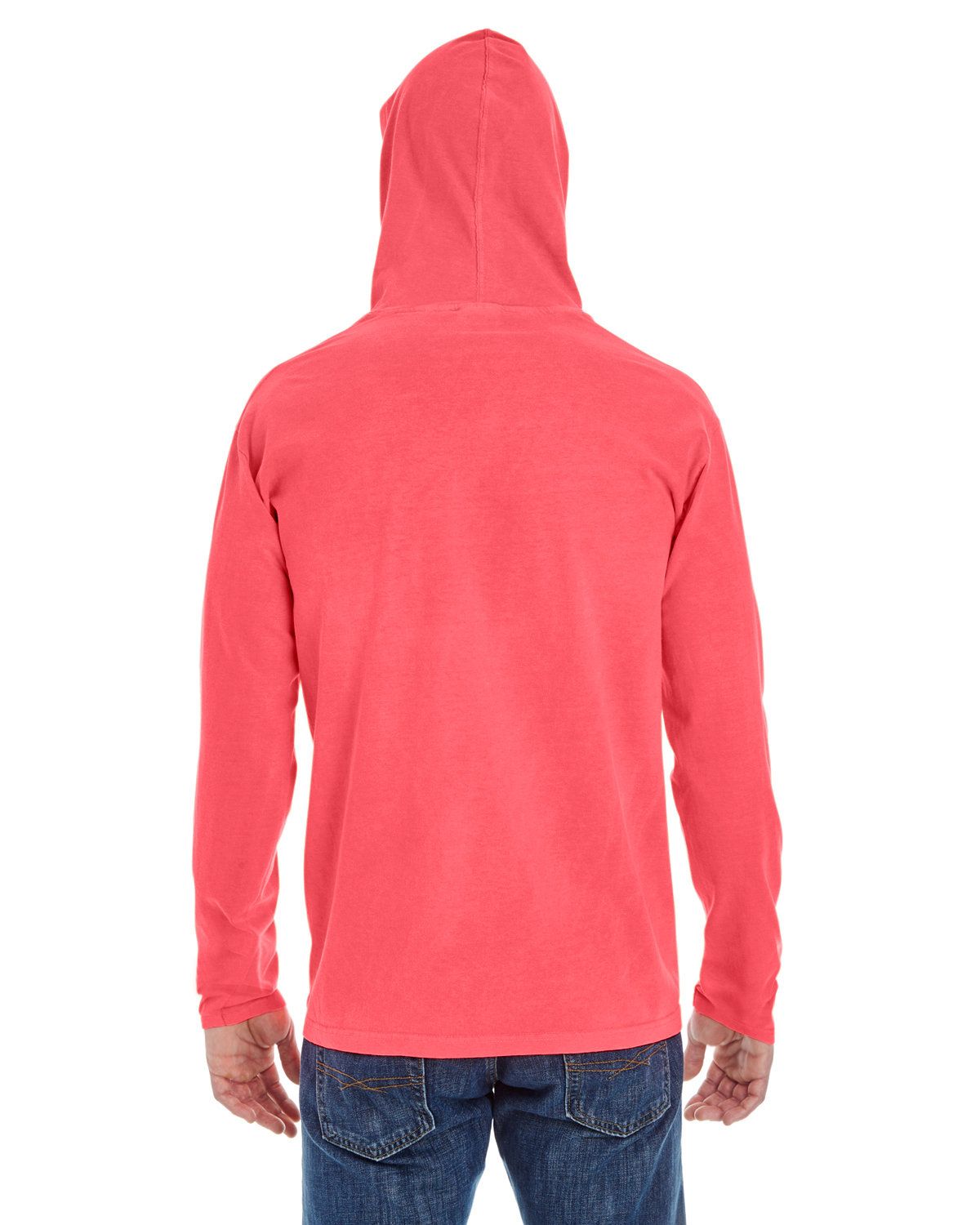 'Comfort Colors 4900 Men's Long-Sleeve Hooded T-Shirt'