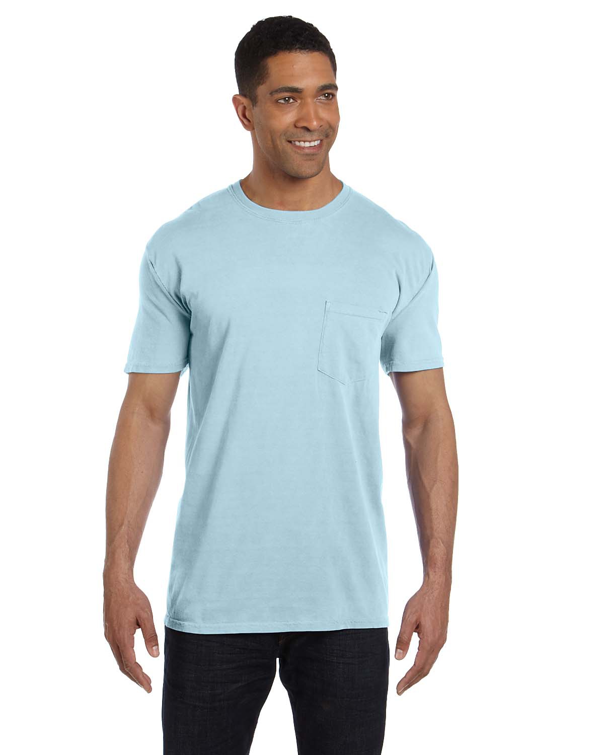 Comfort Colors 6030CC T-Shirt with Pocket Tee - Bulk Custom Shirts