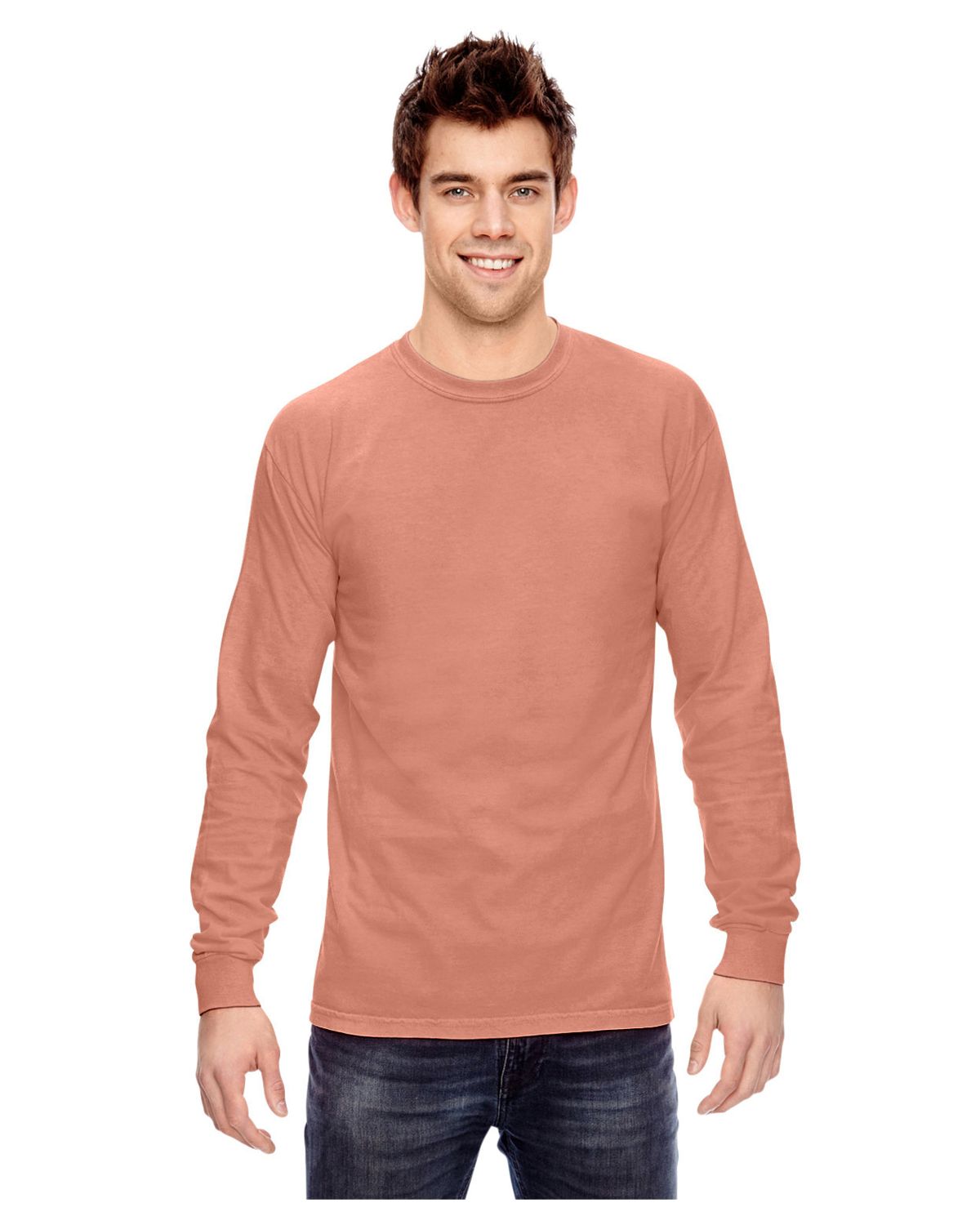 'Comfort Colors C6014 Men's Ringspun Garment Dyed Long Sleeve T-Shirt'