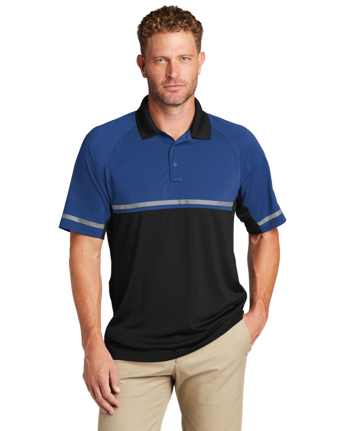 'CornerStone CS423 Men's Select Lightweight Snag-Proof Enhanced Visibility Polo'