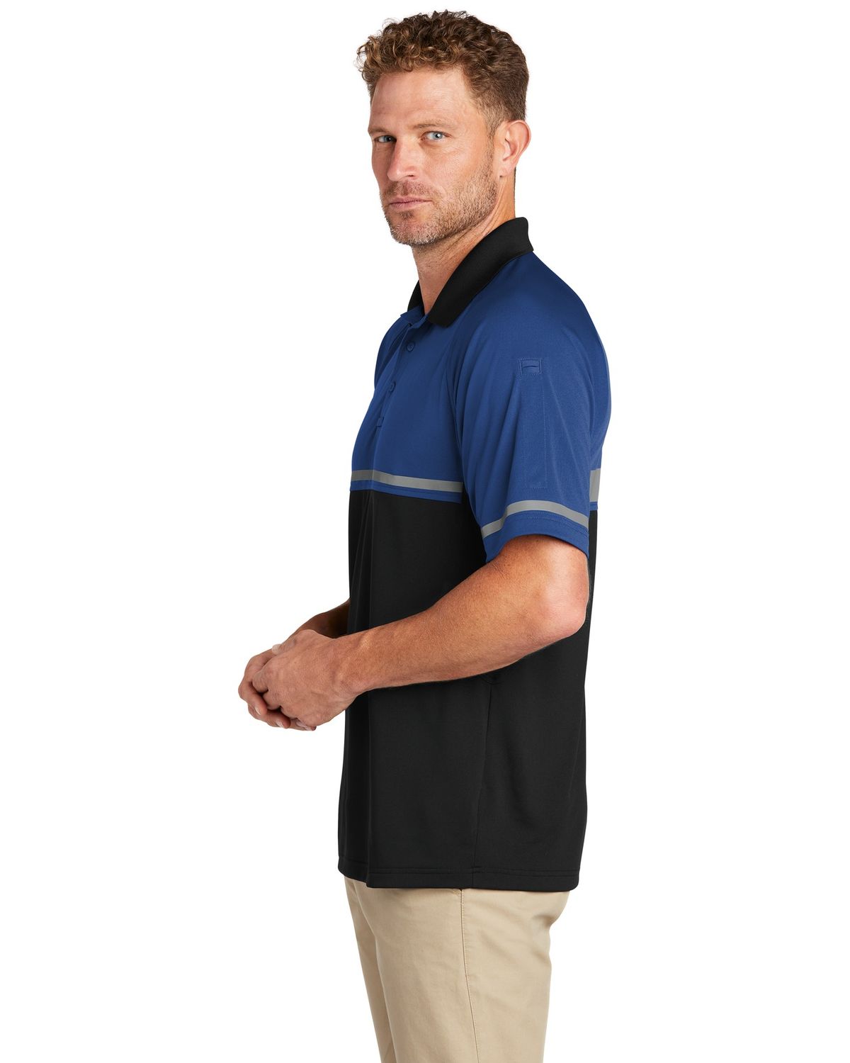 'CornerStone CS423 Men's Select Lightweight Snag-Proof Enhanced Visibility Polo'