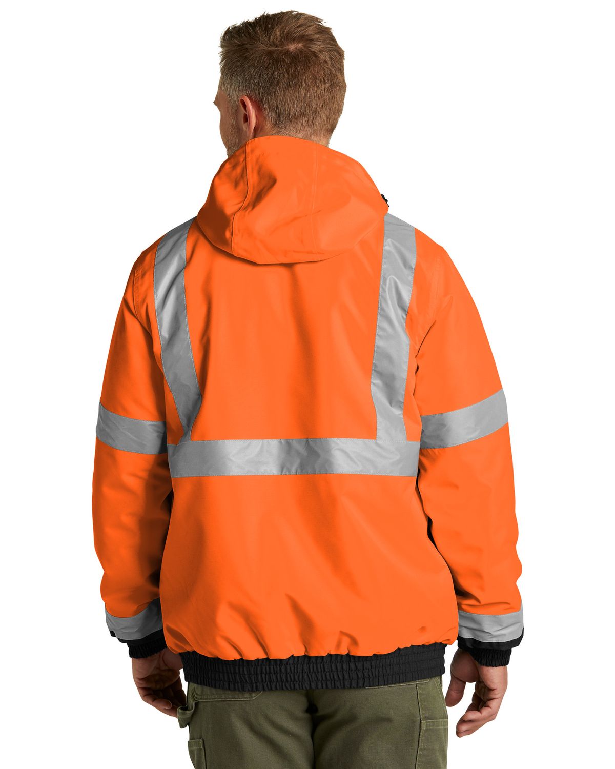 'CornerStone CSJ500 Men's ANSI 107 Class 3 Economy Waterproof Insulated Bomber Jacket'