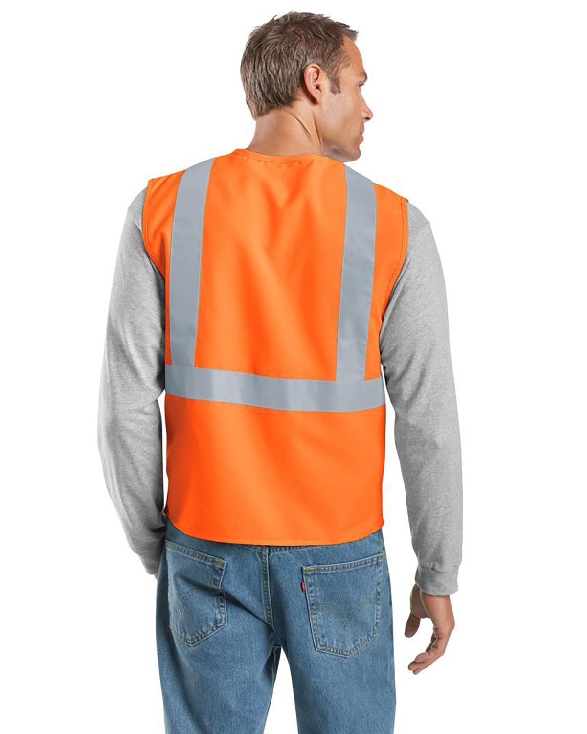 'CornerStone CSV400 Men's ANSI Compliant Safety Vest'