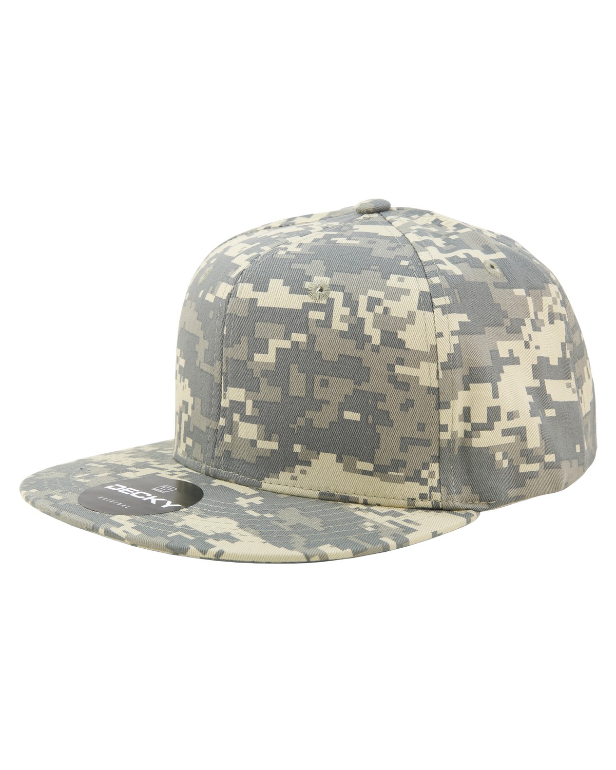 '6 Panel High Profile Structured Camo Snapback'
